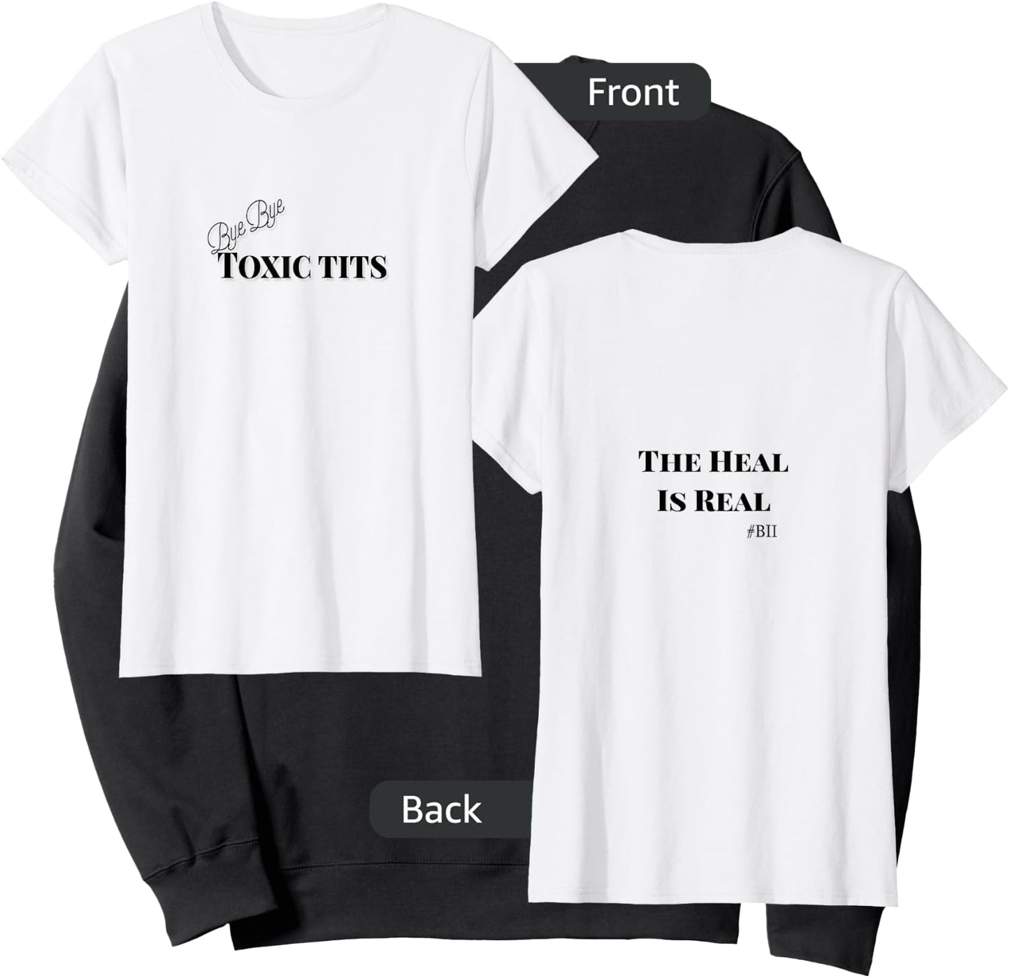 Breast Implant Illness Awareness Explant Warrior Sweatshirt - Sweatshirt | Black