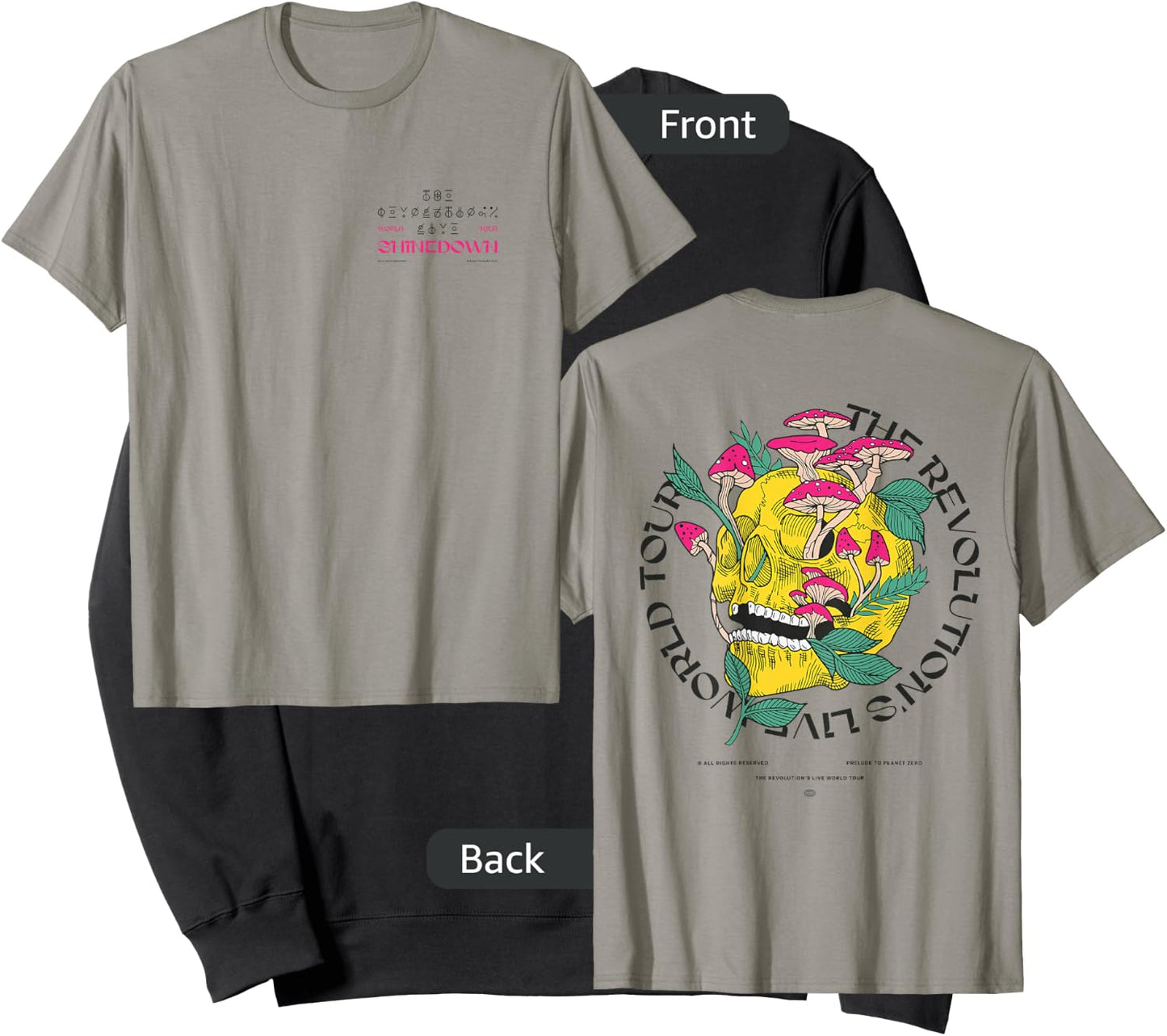 Shinedown Revolutions Live World Tour Sweatshirt - Sweatshirt | Black