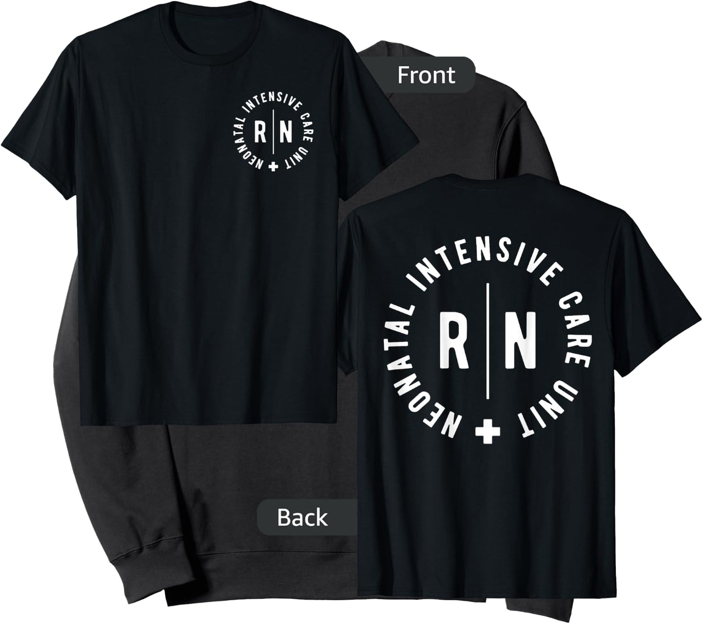 Neonatal Intensive Care Unit NICU Nurse Appreciation 2 Sided Sweatshirt - Sweatshirt | Black