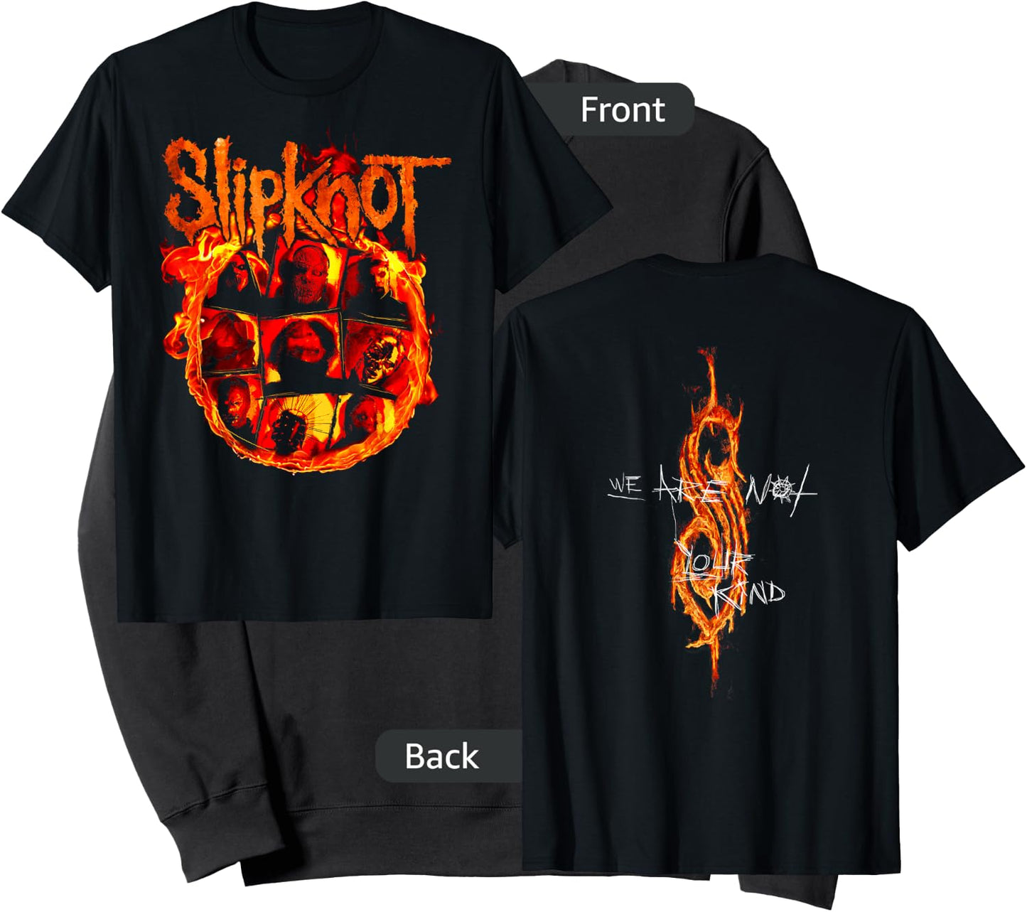 Slipknot Official We Are Not Your Kind Flames Sweatshirt - Sweatshirt | Black