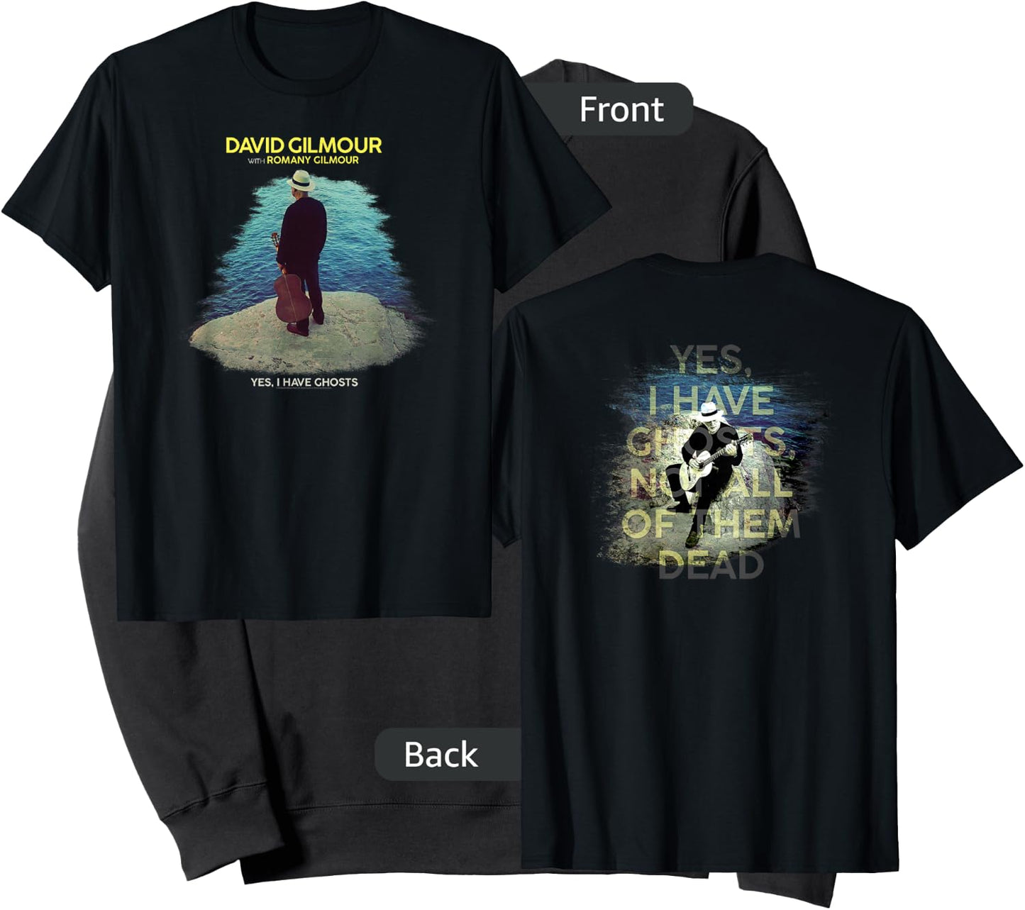 David Gilmour Yes I Have Ghosts Sweatshirt - Sweatshirt | Black