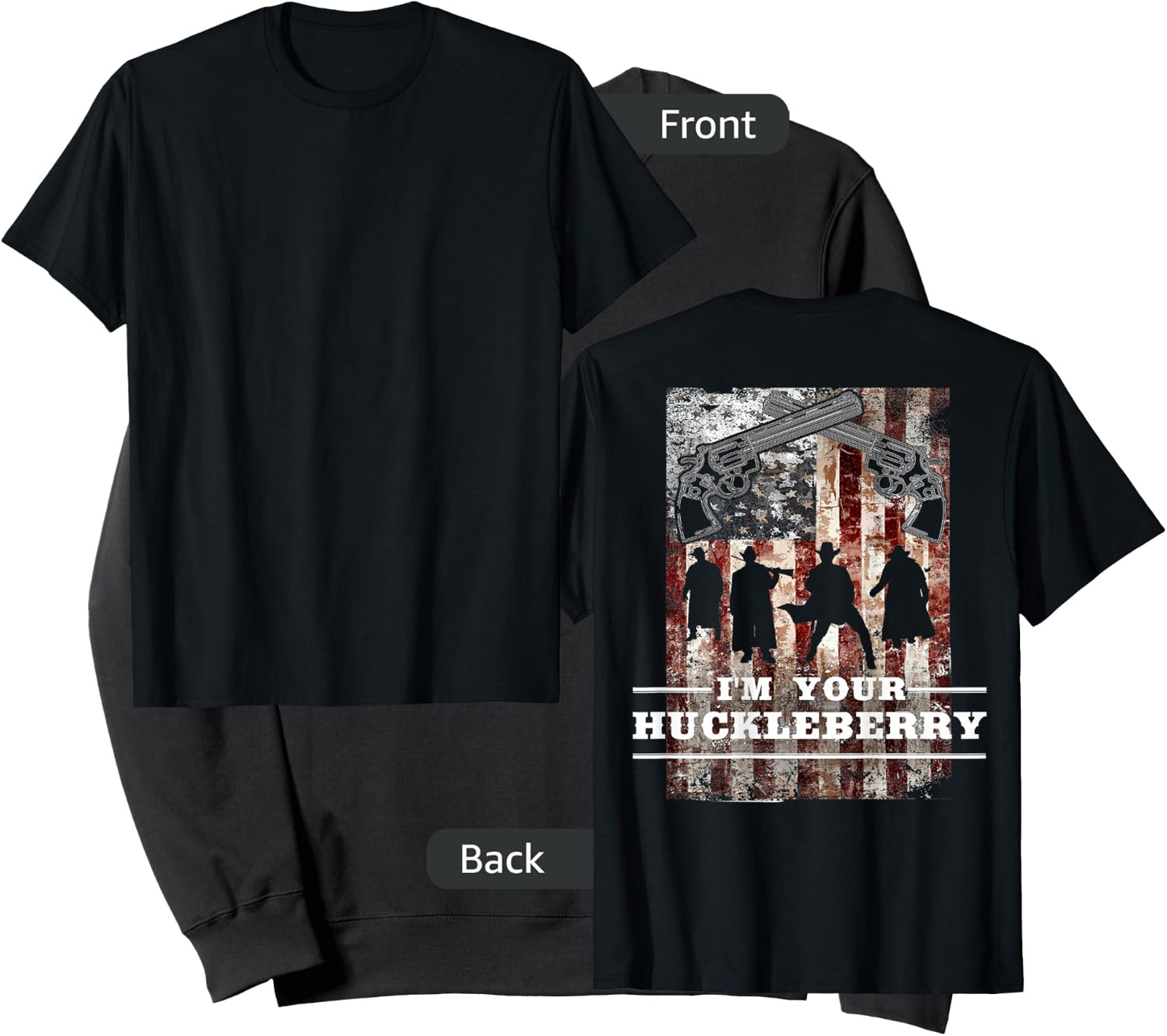 I'm Your Huckleberry - American Sweatshirt - Sweatshirt | Black