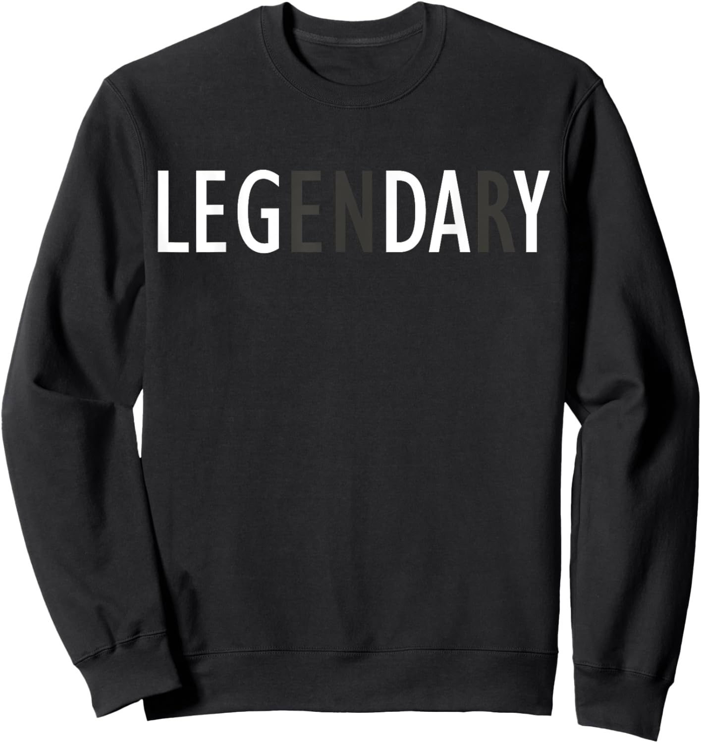 Leg Day Legendary Gym - Workout Gift T Shirt Sweatshirt - Sweatshirt | Black