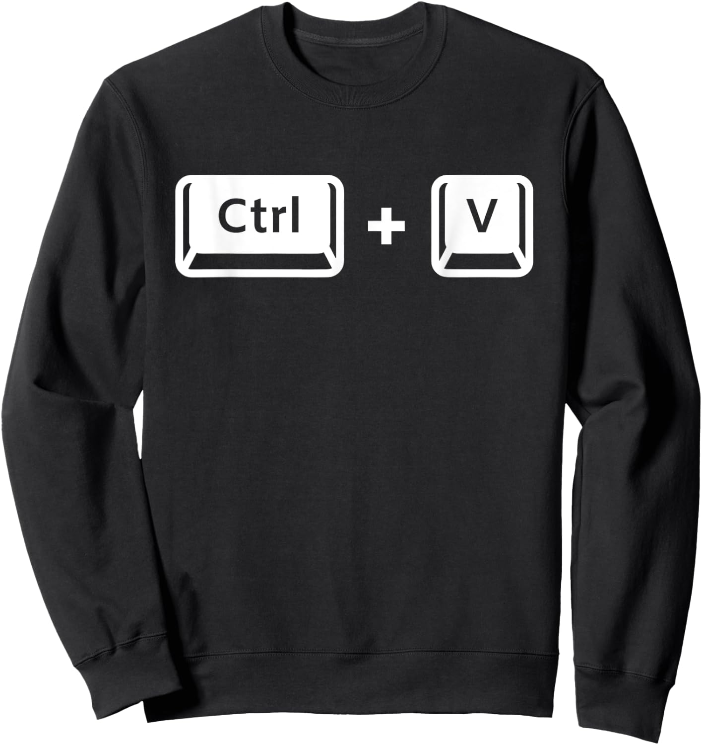 Fathers Day - Ctrl C & Ctrl V Dad & Baby Matching New Dad Sweatshirt - Sweatshirt | Black
