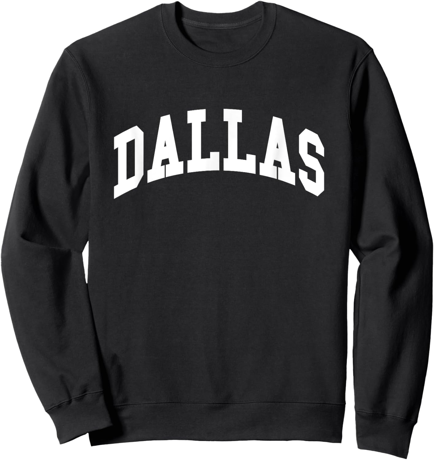 DALLAS - Throwback Design - Classic Sweatshirt - Sweatshirt | Black