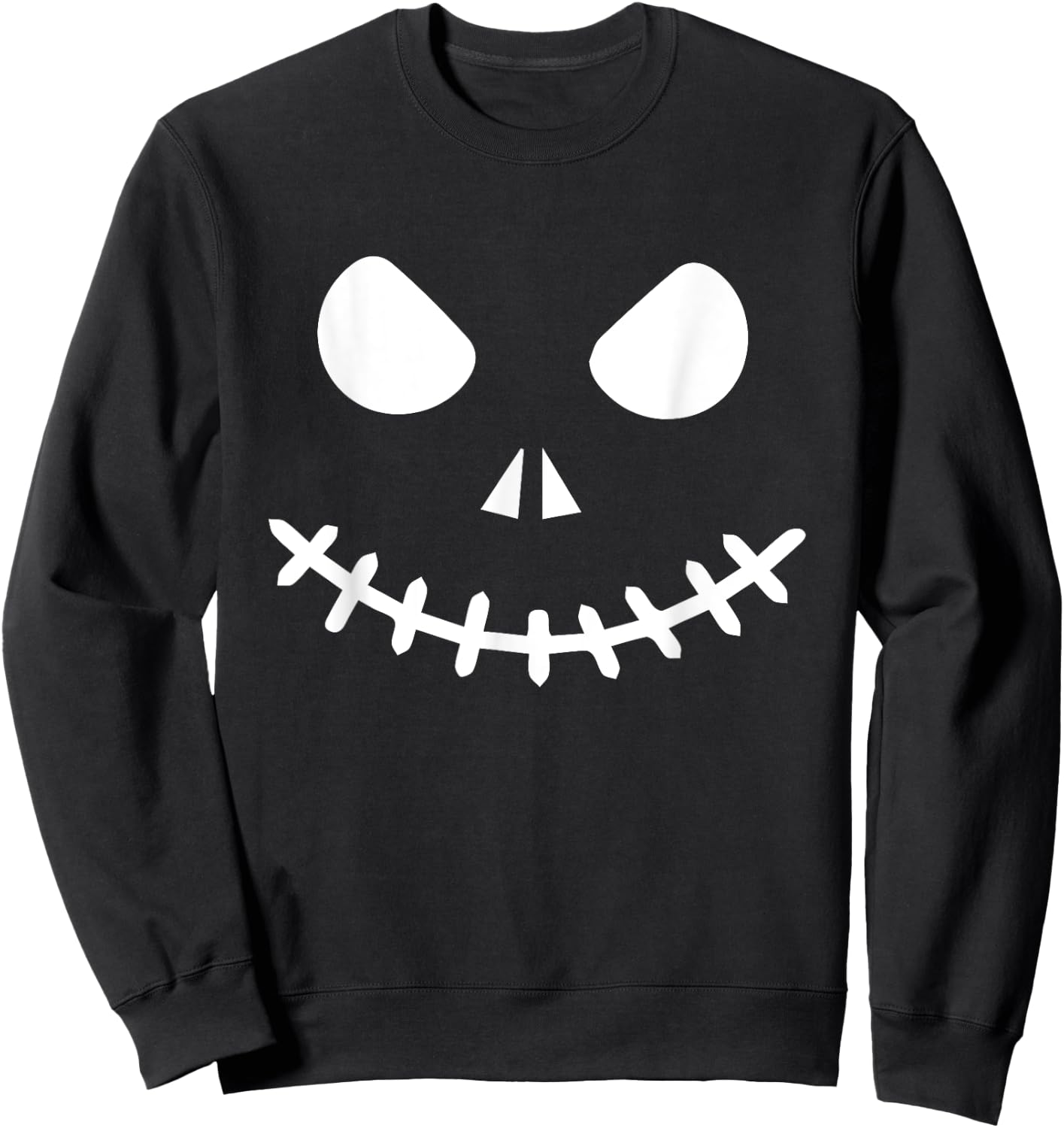 Ghost Skeleton Halloween Sweatshirt - Sweatshirt | Black