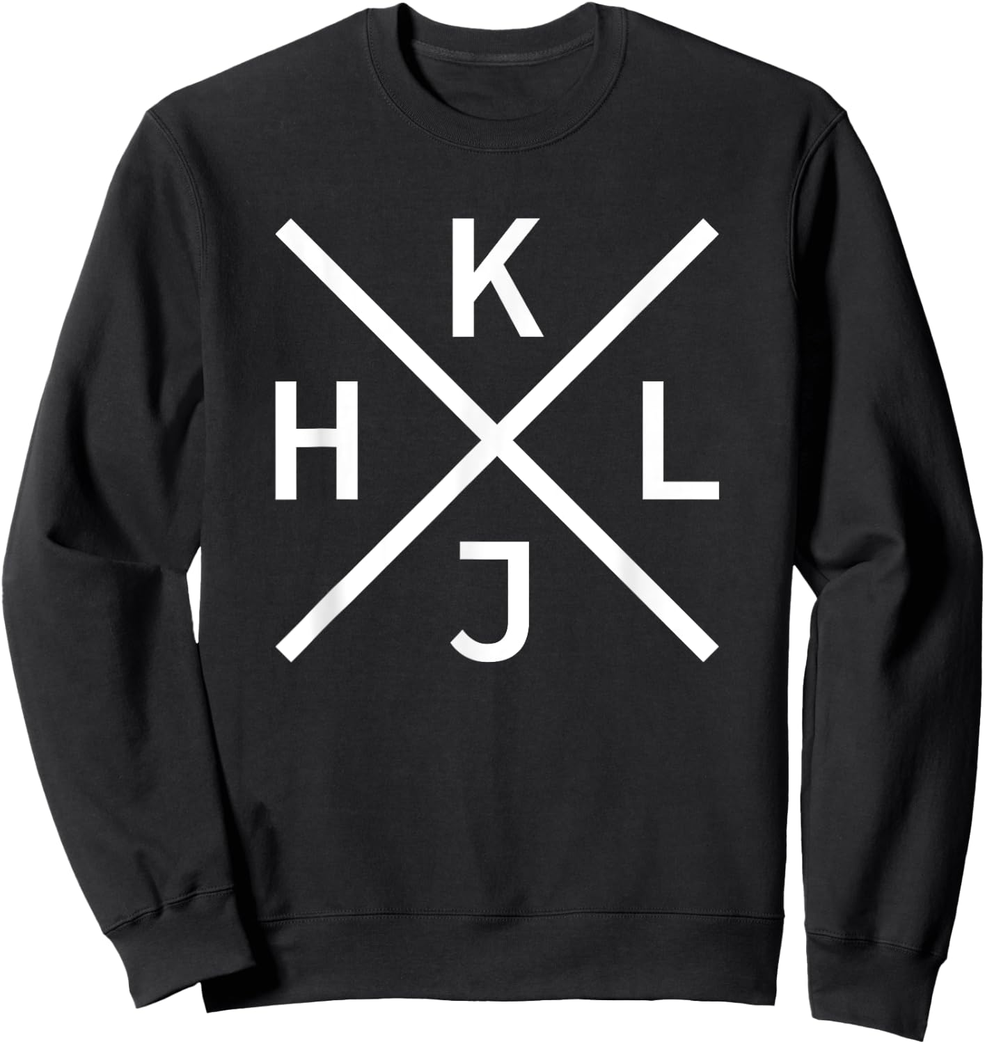 HJKL Design for Programmers Using vi/Vim - White Graphic Sweatshirt - Sweatshirt | Black