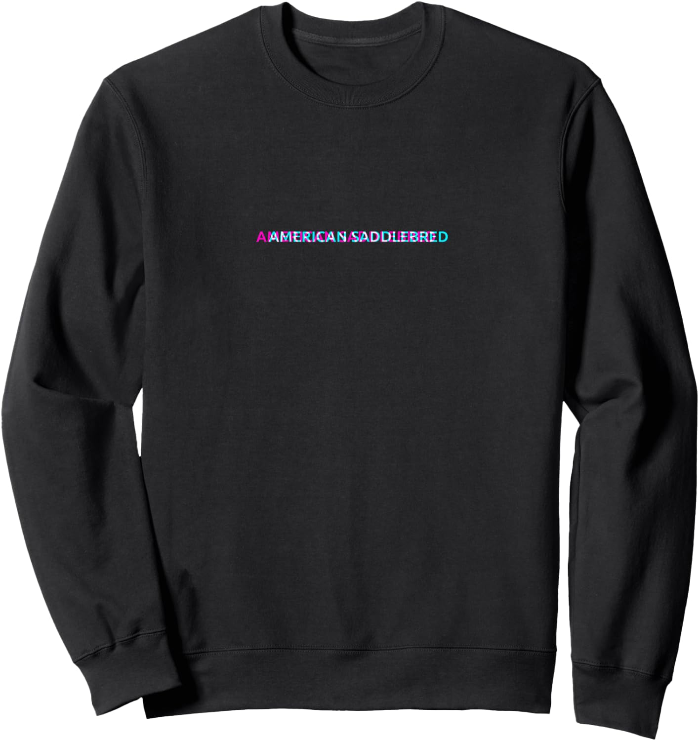 American Saddlebred Horse Breed Horseback Riding Sweatshirt - Sweatshirt | Black