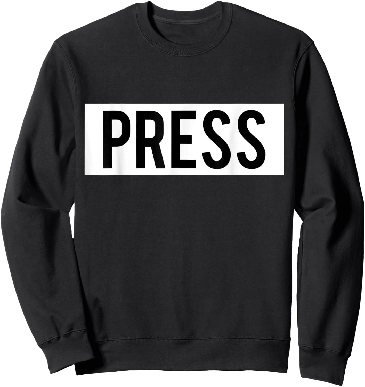 Press Journalist Palestine Press Palestinian Press Sweatshirt - Sweatshirt | Black
