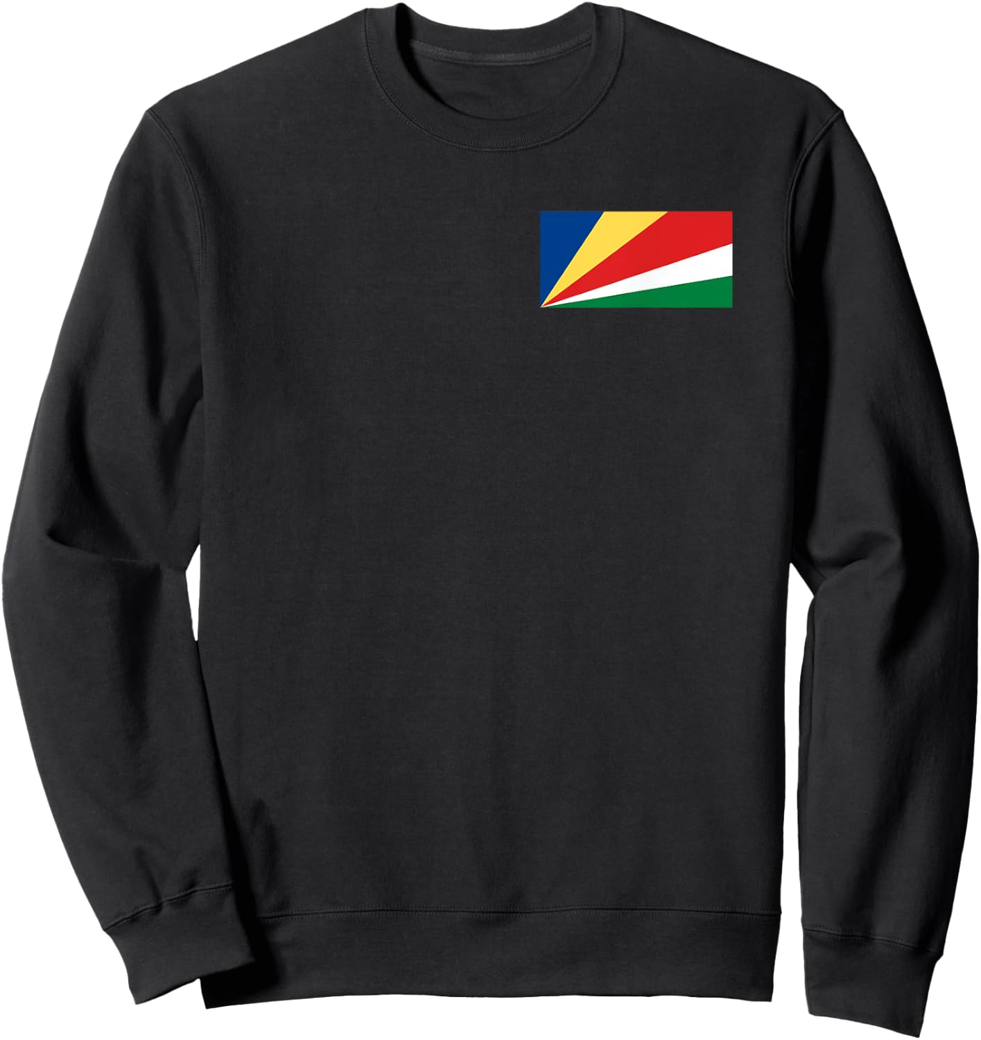 Seychellois Flag of Seychelles Sweatshirt - Sweatshirt | Black