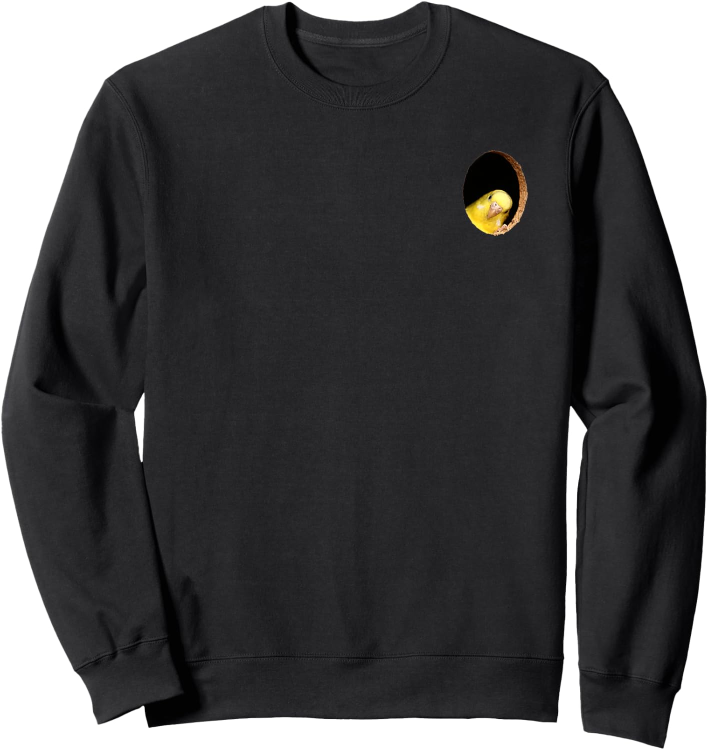 Funny Budgerigar Yellow Budgie Parakeet Pet Bird Lover Gift Sweatshirt - Sweatshirt | Black