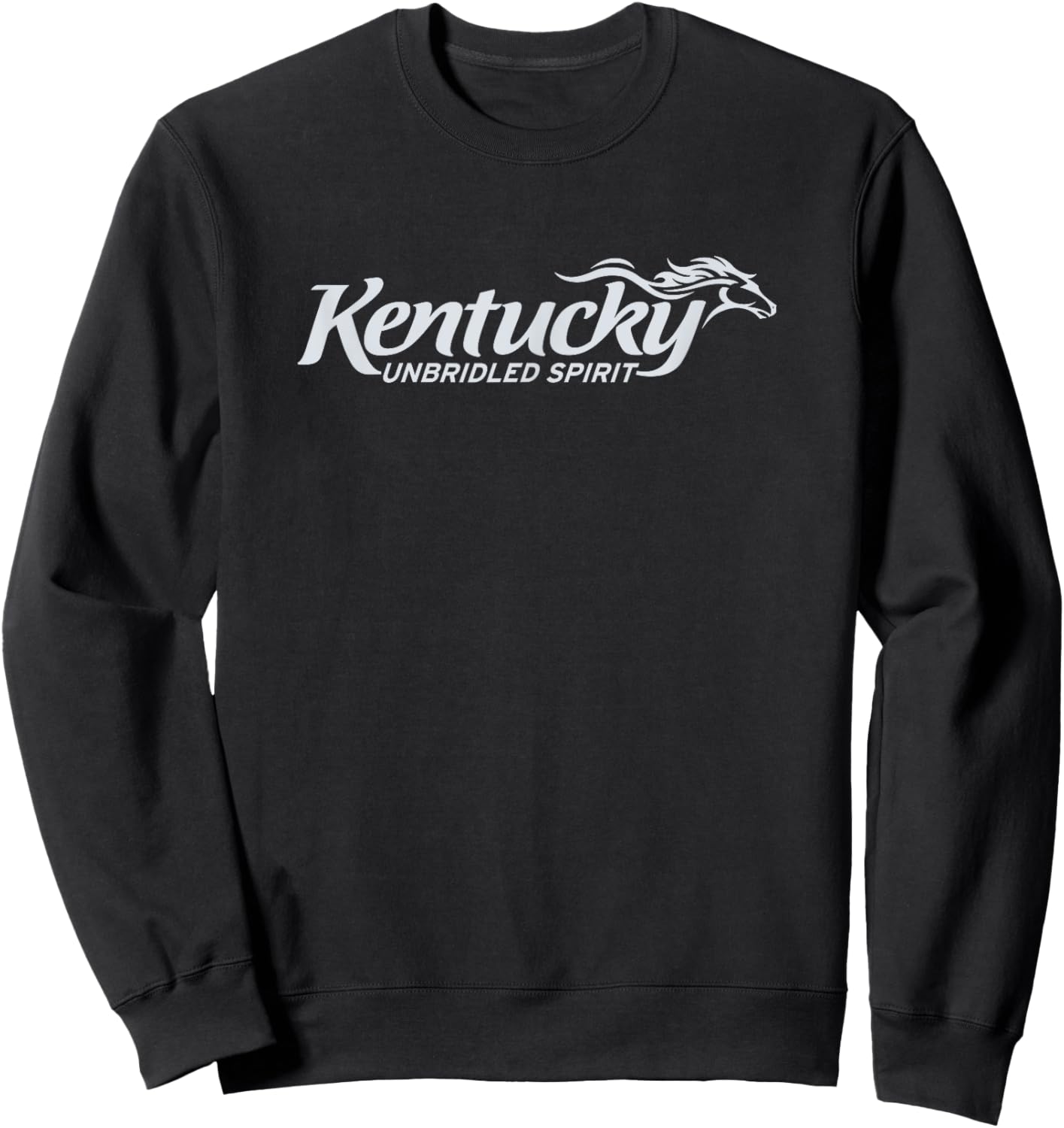 Kentucky Unbridled Spirit Highway Welcome Sign Sweatshirt - Sweatshirt | Black
