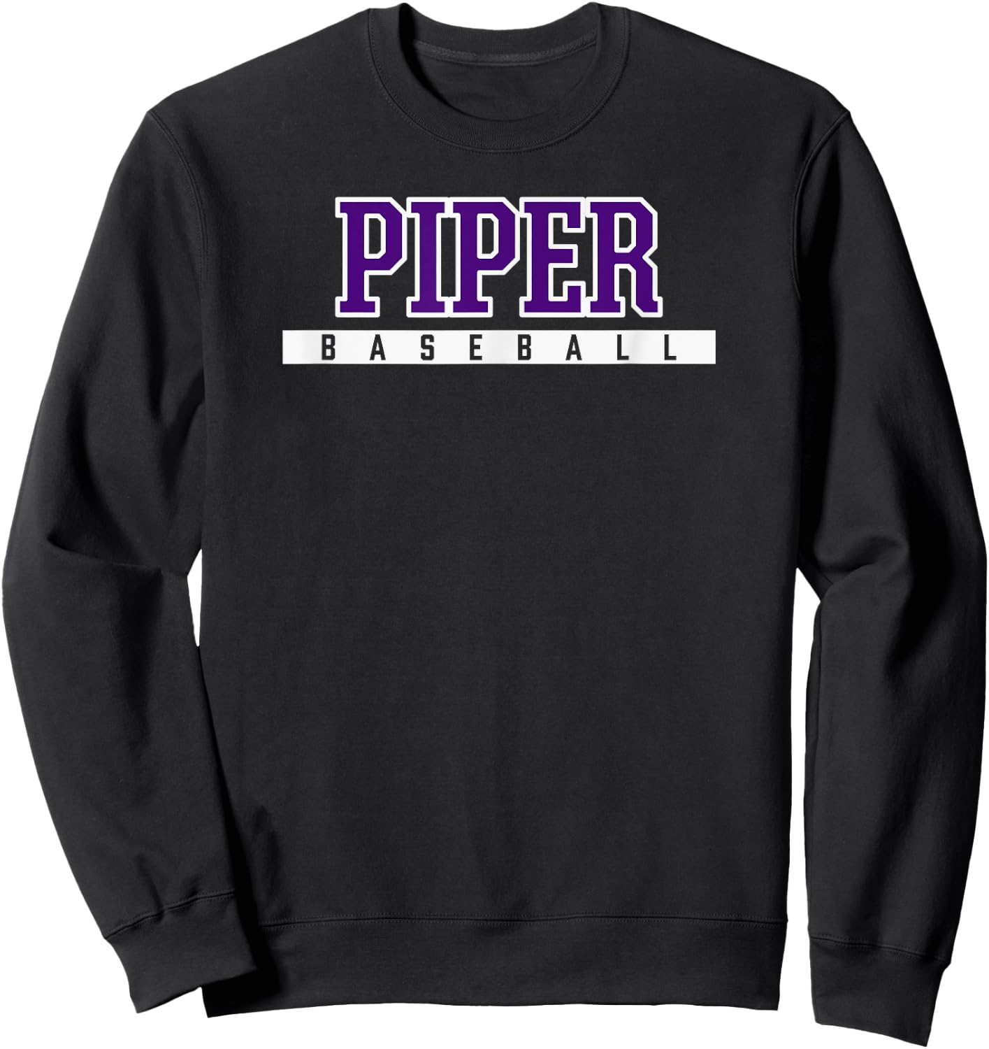 Piper High School Baseball Sweatshirt - Sweatshirt | Black