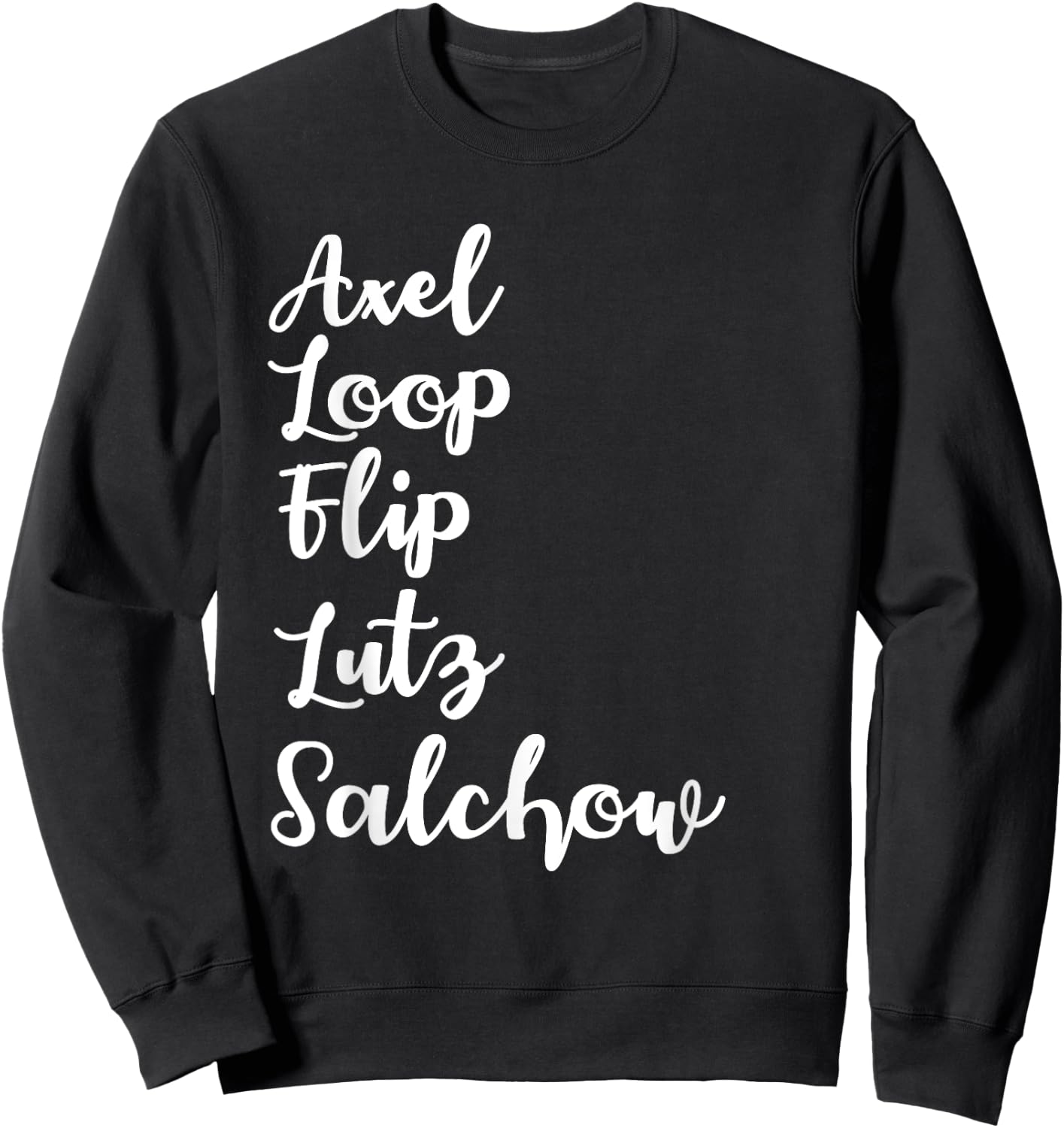 Ice Skating Skater Figure Skating Sport Sweatshirt - Sweatshirt | Black
