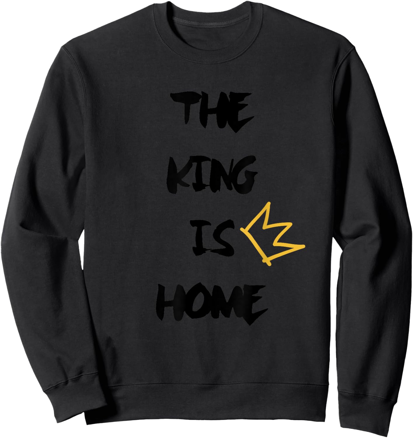 Clevelan to LA- The King is Home- LA'Bron Basketball Sweatshirt - Sweatshirt | Black