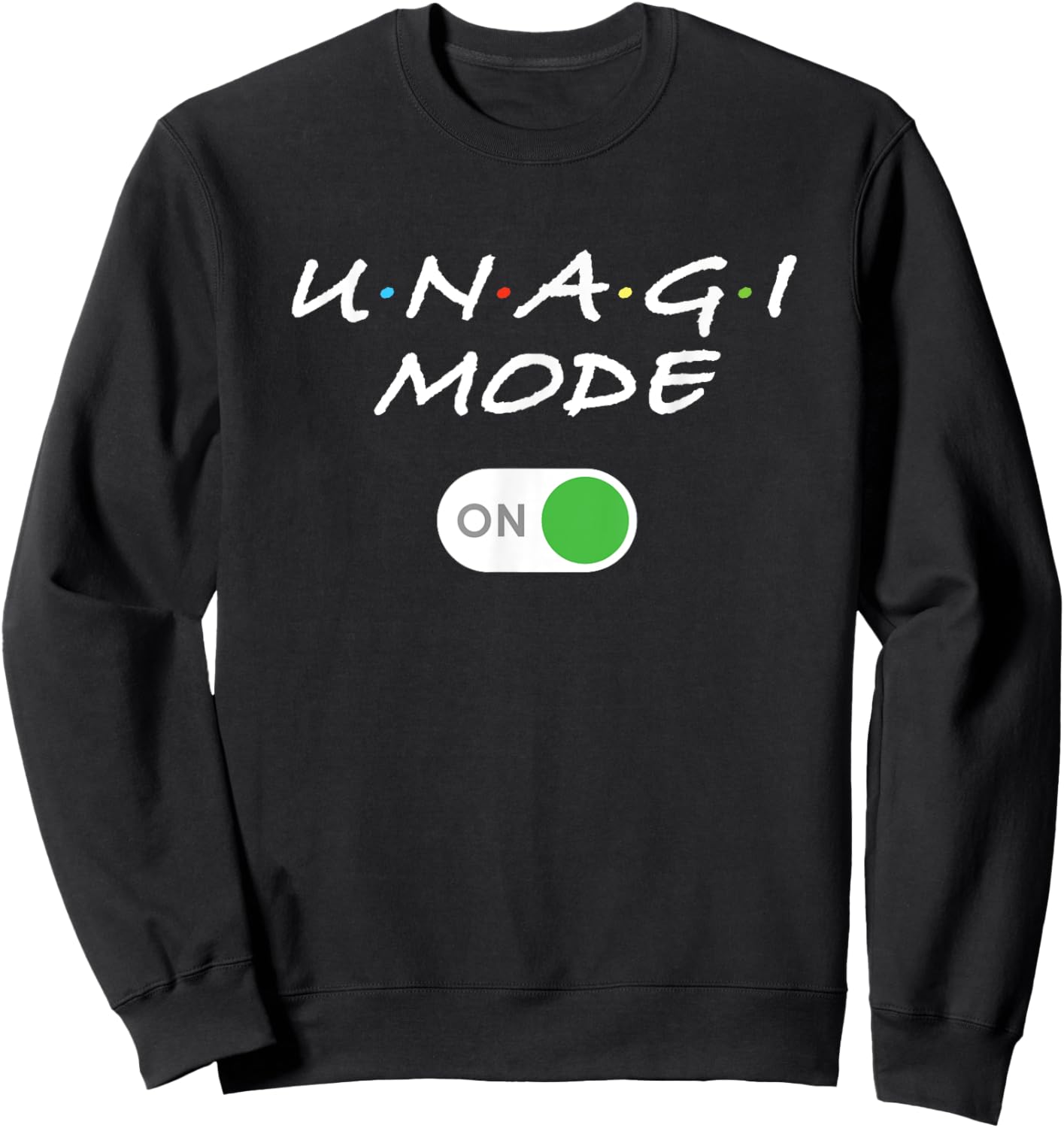 UNAGI Total Awareness Mode On Sweatshirt - Sweatshirt | Black