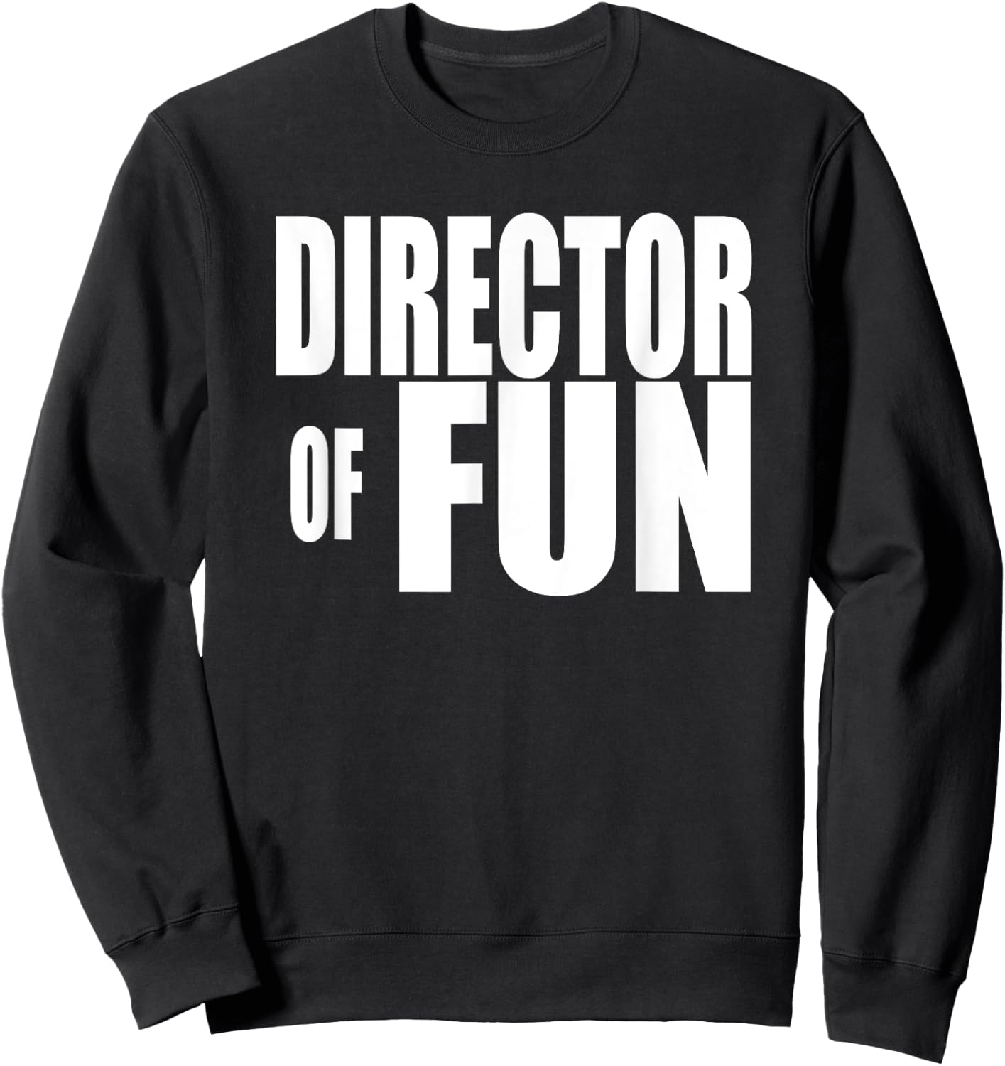 DIRECTOR OF FUN Party Wedding Planner Event Coordinator Sweatshirt - Sweatshirt | Black