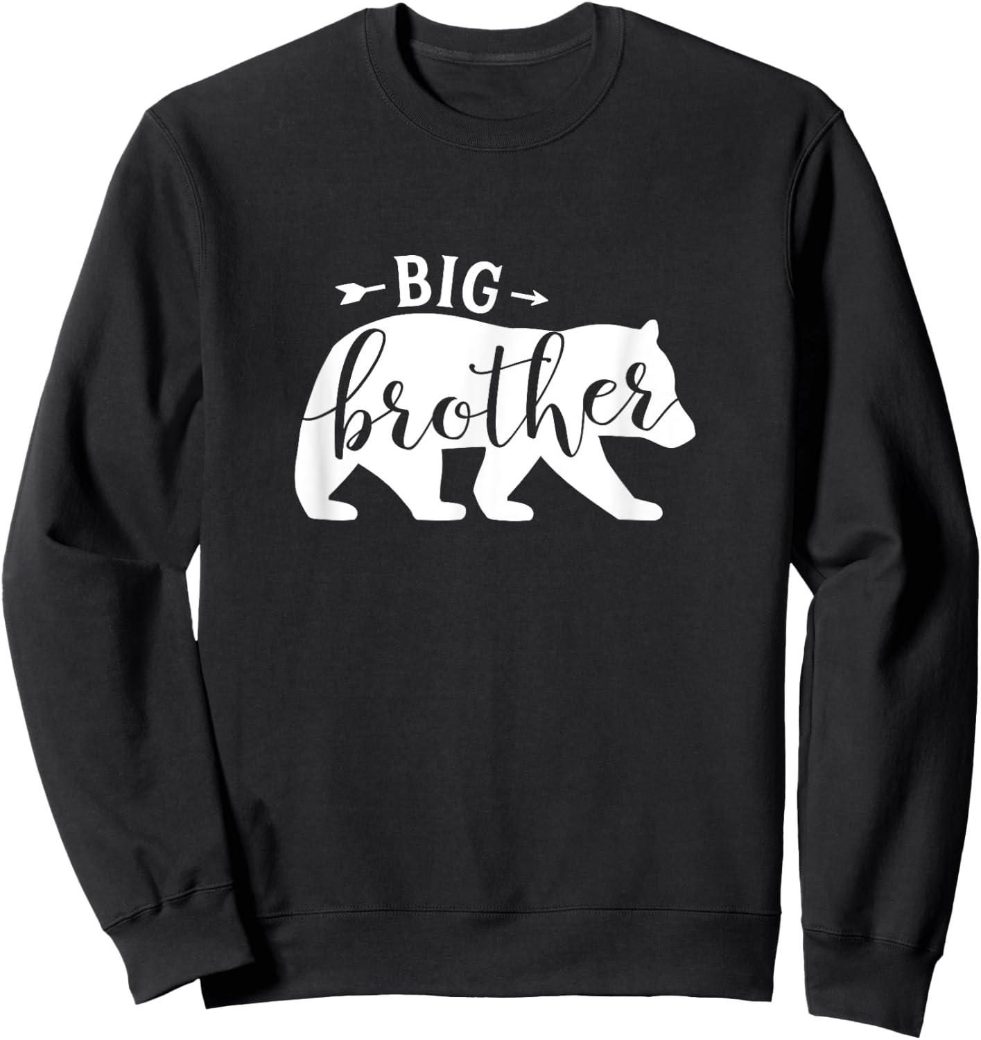 Big Brother Bear Shirt Brother Bear Brother Sweatshirt - Sweatshirt | Black