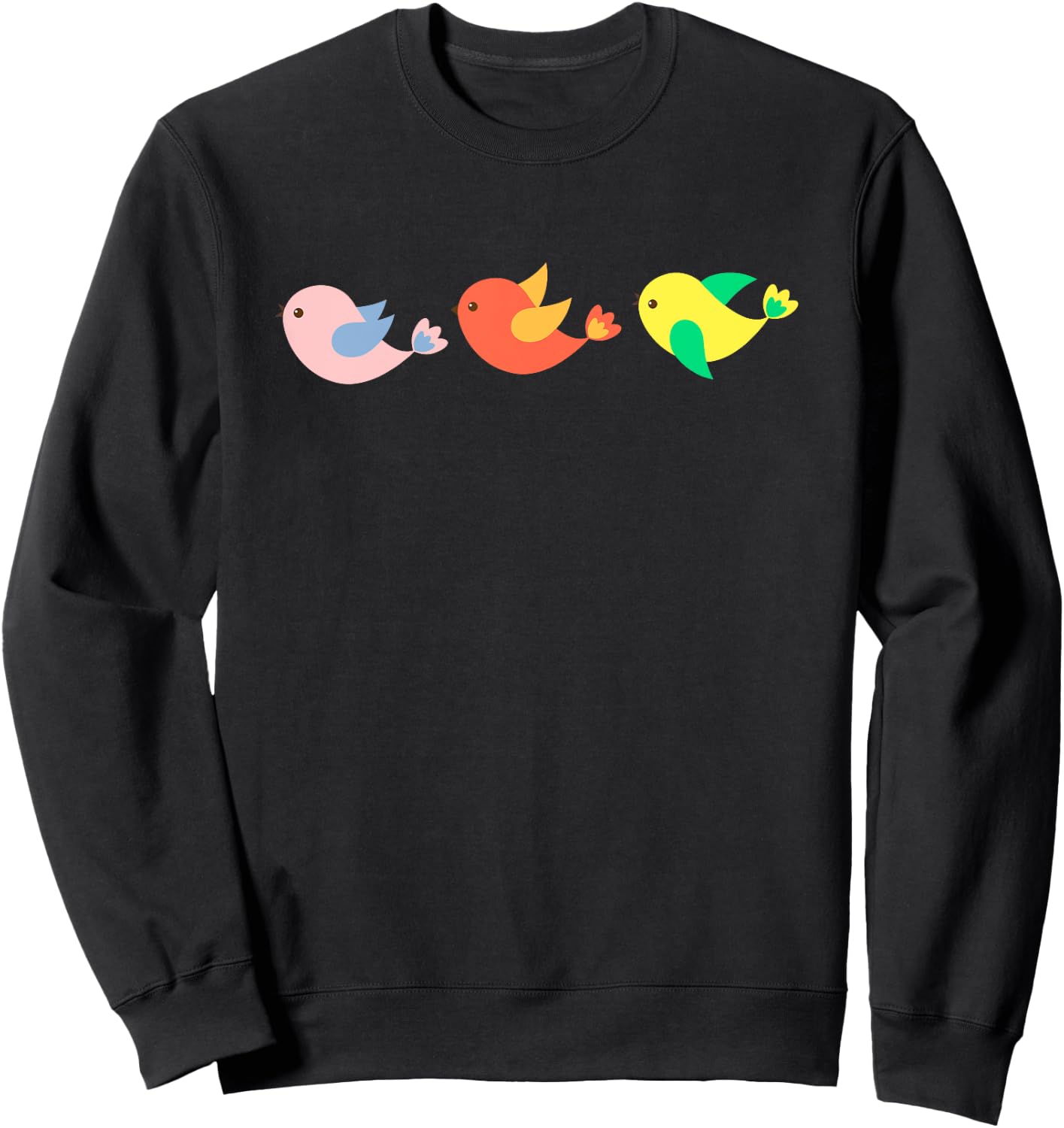 Three Young Birds Sweatshirt - Sweatshirt | Black