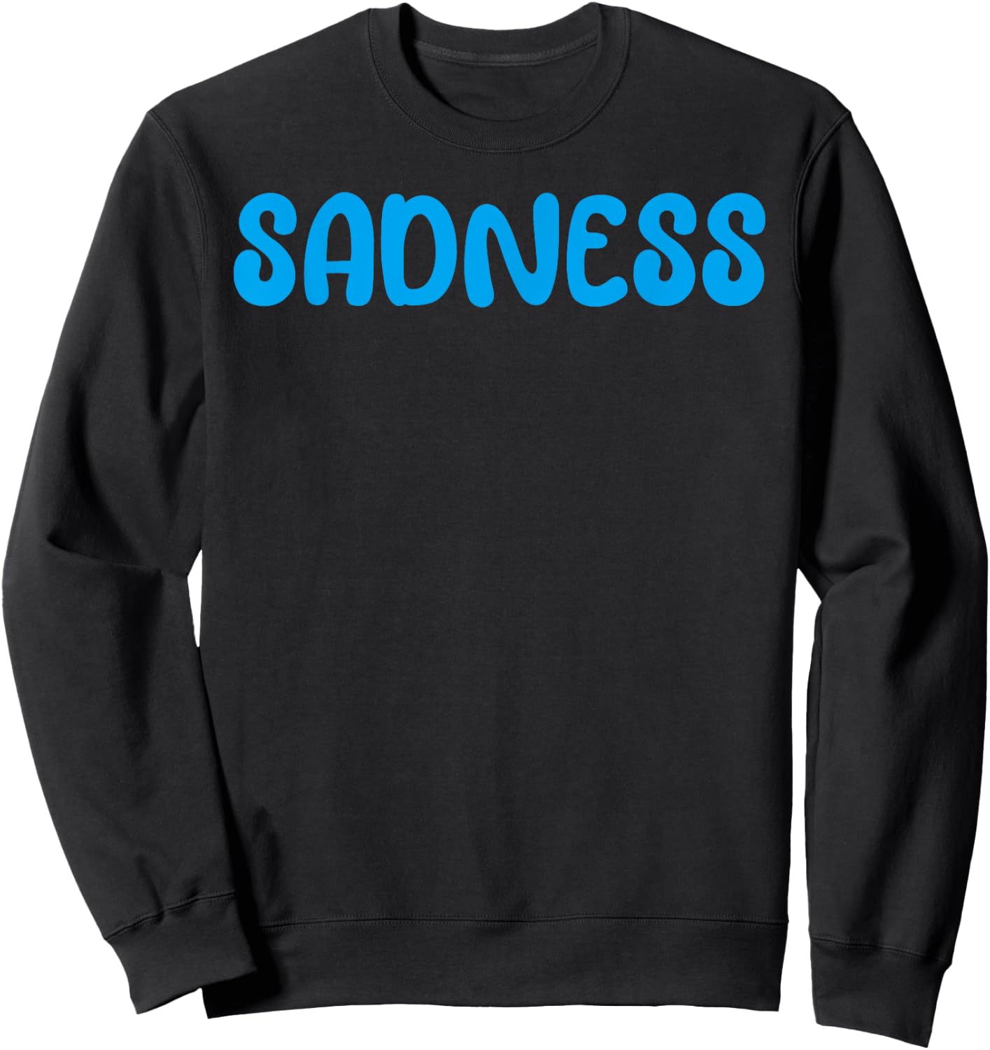 Sadness Lazy Halloween Costume Funny Last Minute Kids Sweatshirt - Sweatshirt | Black