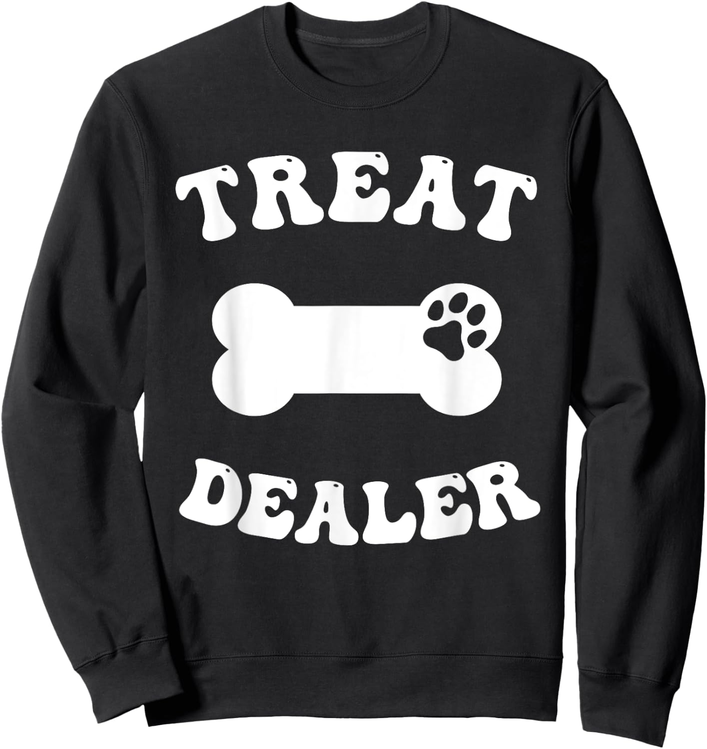 Dog Treat Dealer Funny Dog Training Cute Dog Sitter Girls Sweatshirt - Sweatshirt | Black