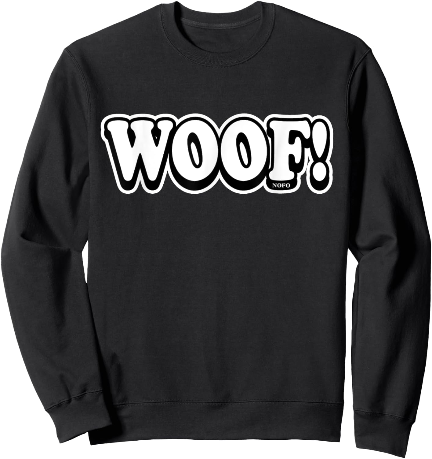 Woof! Sweatshirt - Sweatshirt | Black