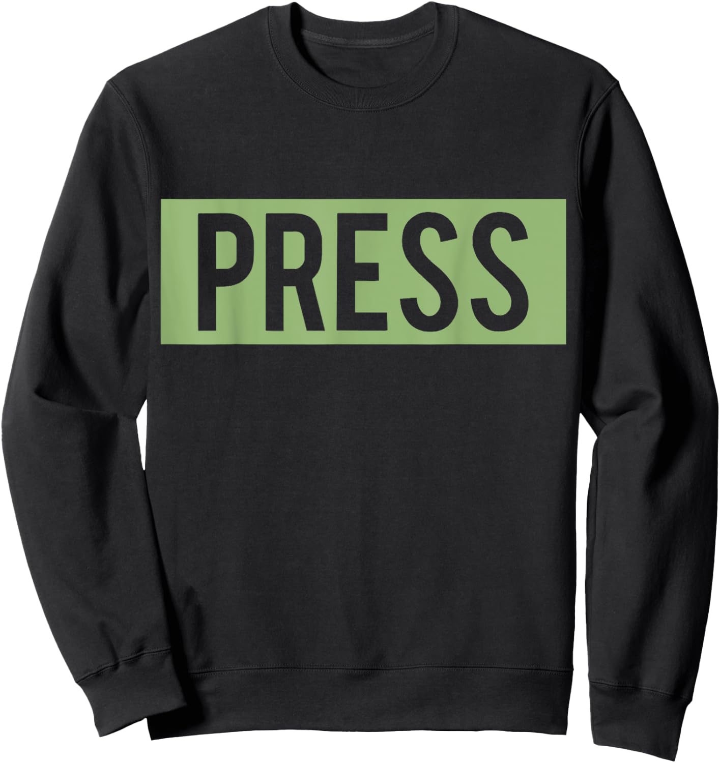 Press Journalist Palestine Press Palestinian Press Sweatshirt - Sweatshirt | Black