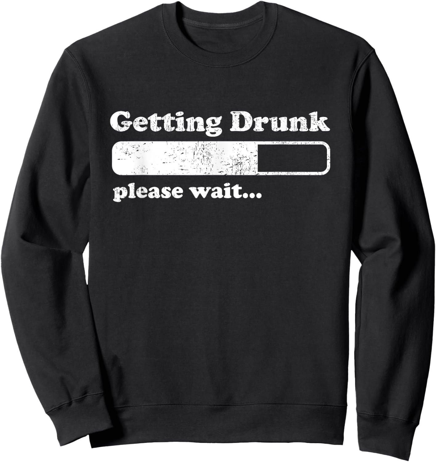 Getting Drunk, Funny Day Drinking Shirts Men Women Sweatshirt - Sweatshirt | Black