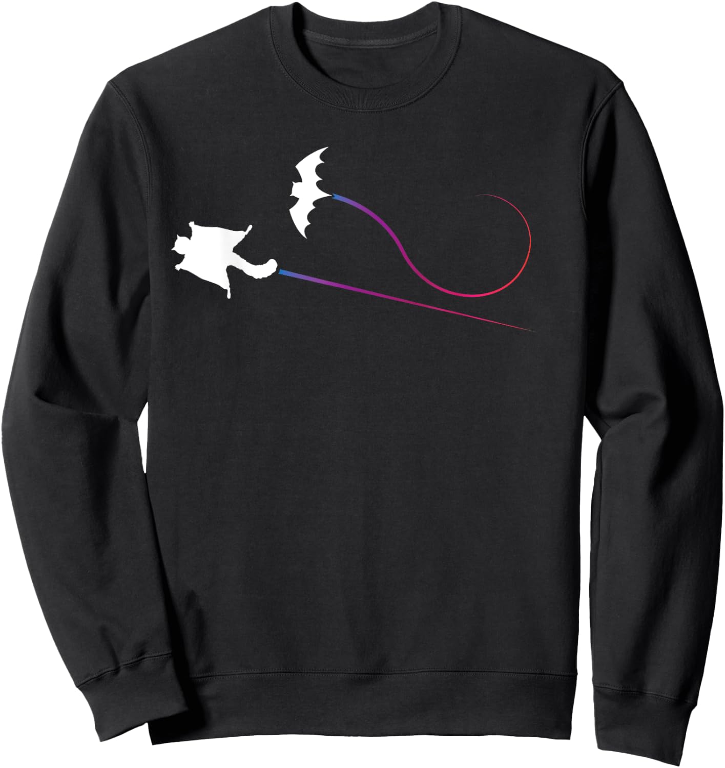 Flying Squirrel Bat Racing Sweatshirt - Sweatshirt | Black