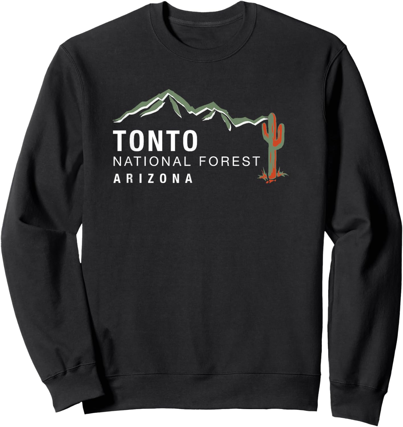 Tonto National Forest Arizona Sweatshirt - Sweatshirt | Black