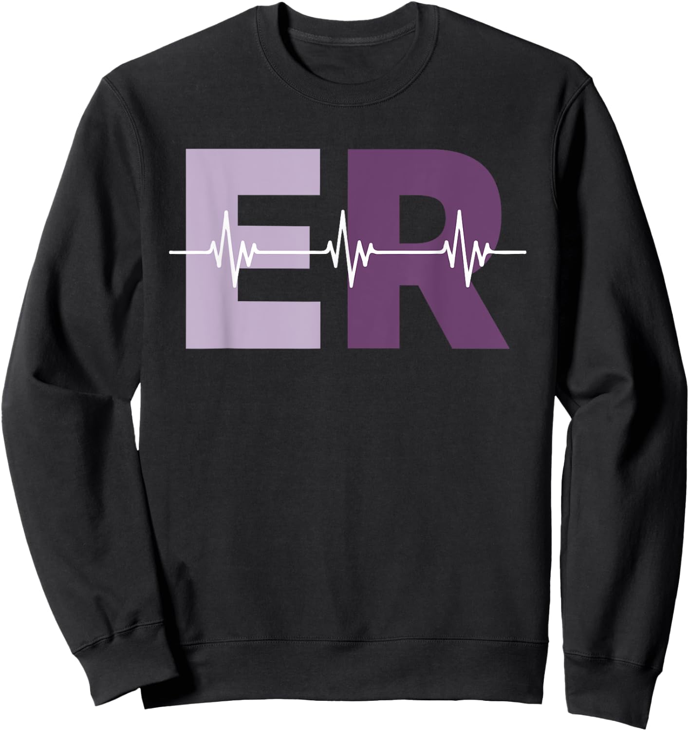ER Nurse Emergency Room Nurse School women nursing Sweatshirt - Sweatshirt | Black