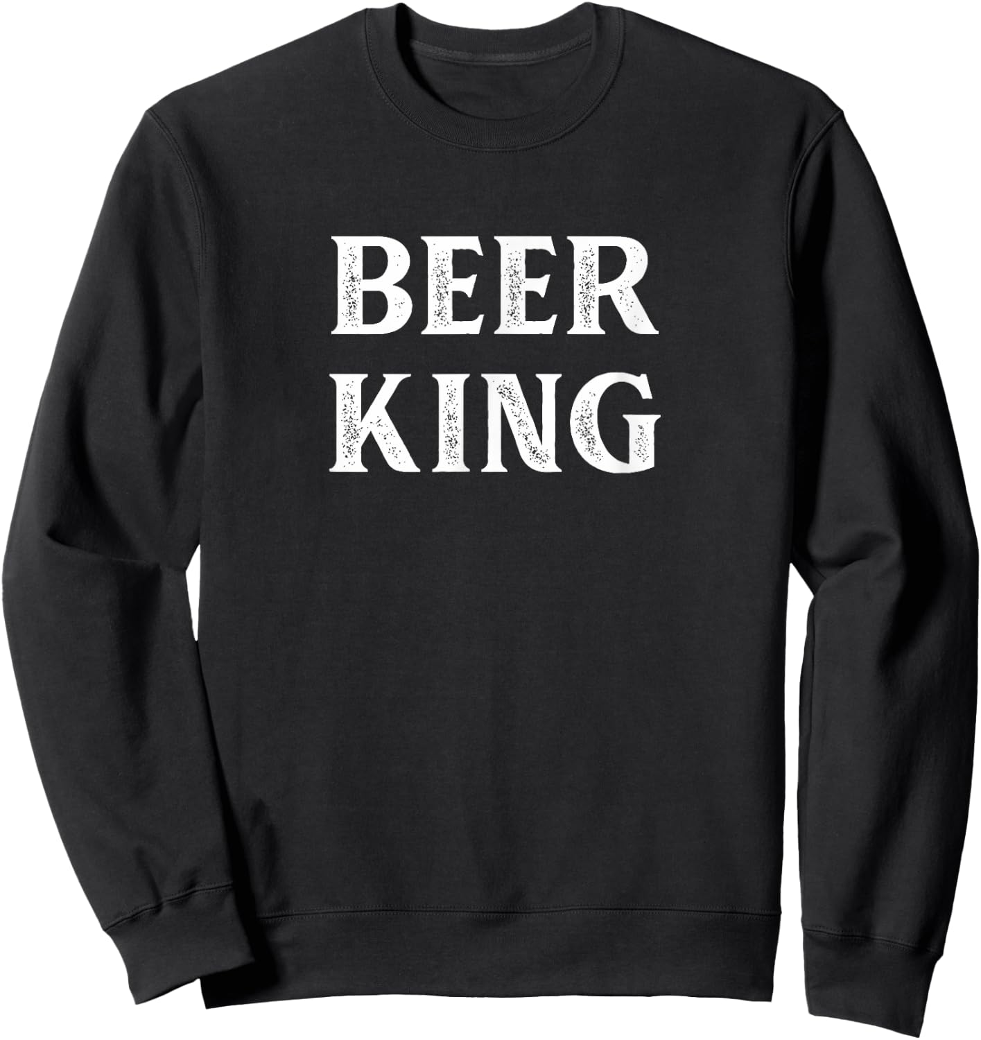 Beer King - Vintage Style Sweatshirt - Sweatshirt | Black