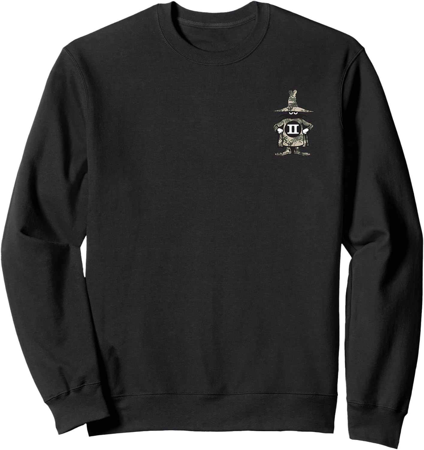 F4 Phantom Spook in Green Camo Sweatshirt - Sweatshirt | Black