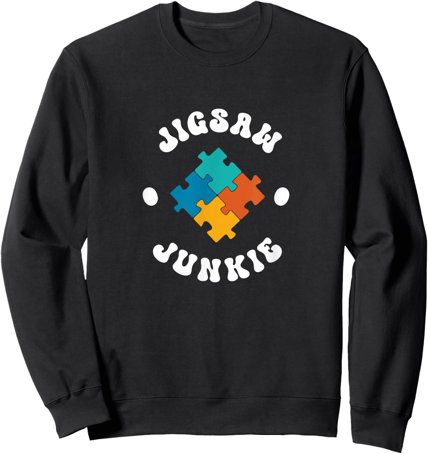 Jigsaw Junkie Sweatshirt - Sweatshirt | Black