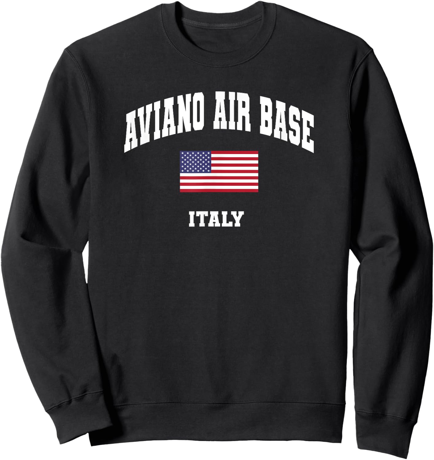 Aviano Air Base Sweatshirt - Sweatshirt | Black