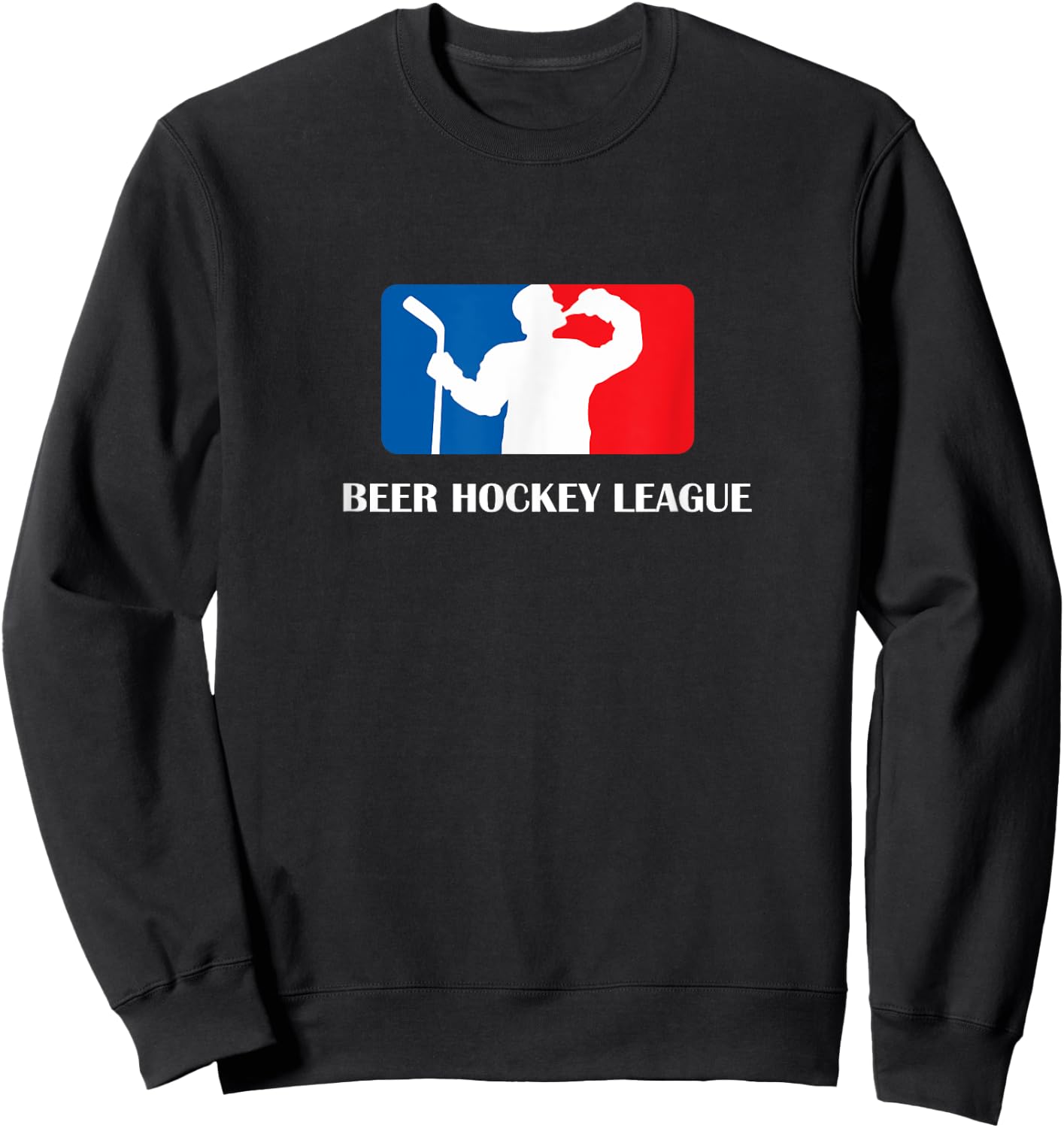 Beer Hockey League Adults Sweatshirt - Sweatshirt | Black