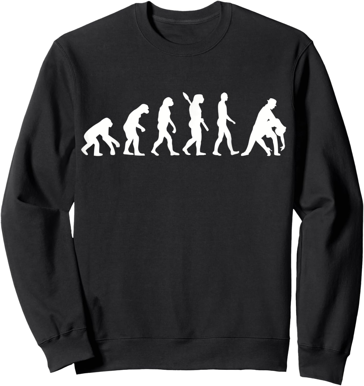 Evolution dancing Sweatshirt - Sweatshirt | Black