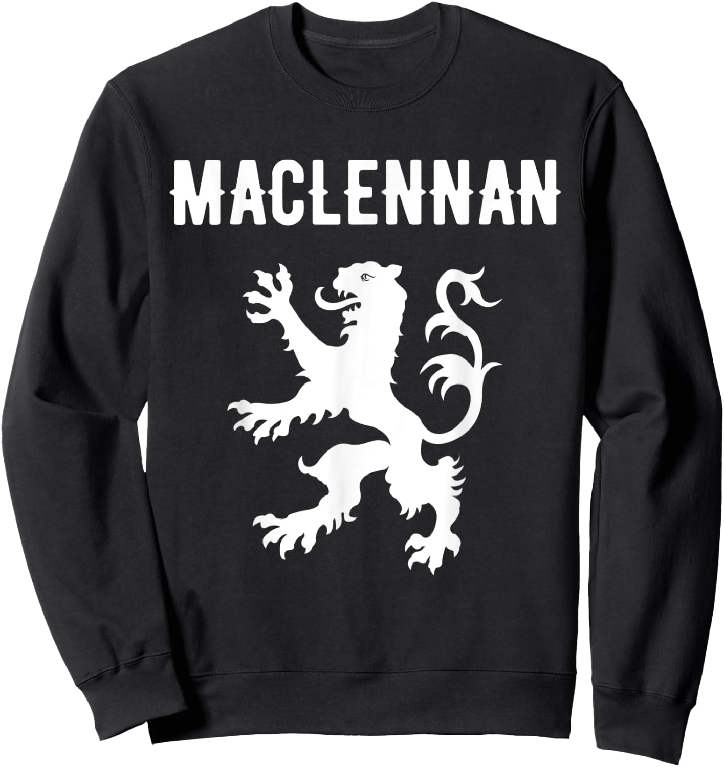 MacLennan Clan Scottish Family Name Scotland Heraldry Sweatshirt - Sweatshirt | Black