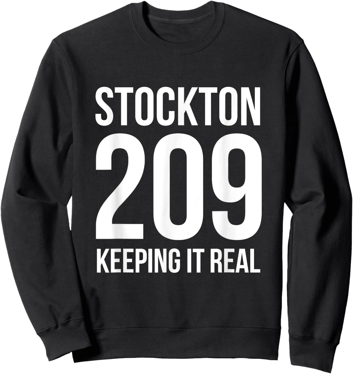 Stockton 209 T Shirt Sweatshirt - Sweatshirt | Black