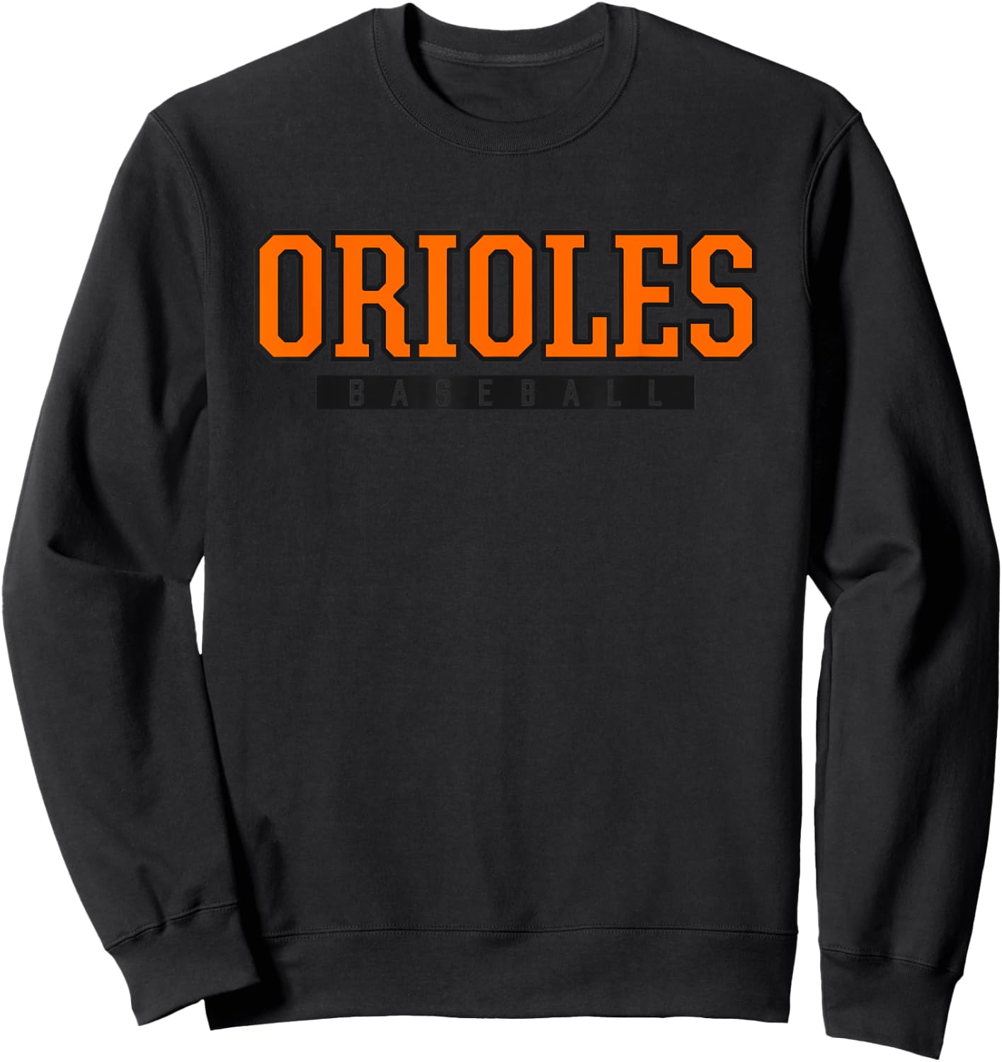 Augusta Orioles Baseball Sweatshirt - Sweatshirt | Black