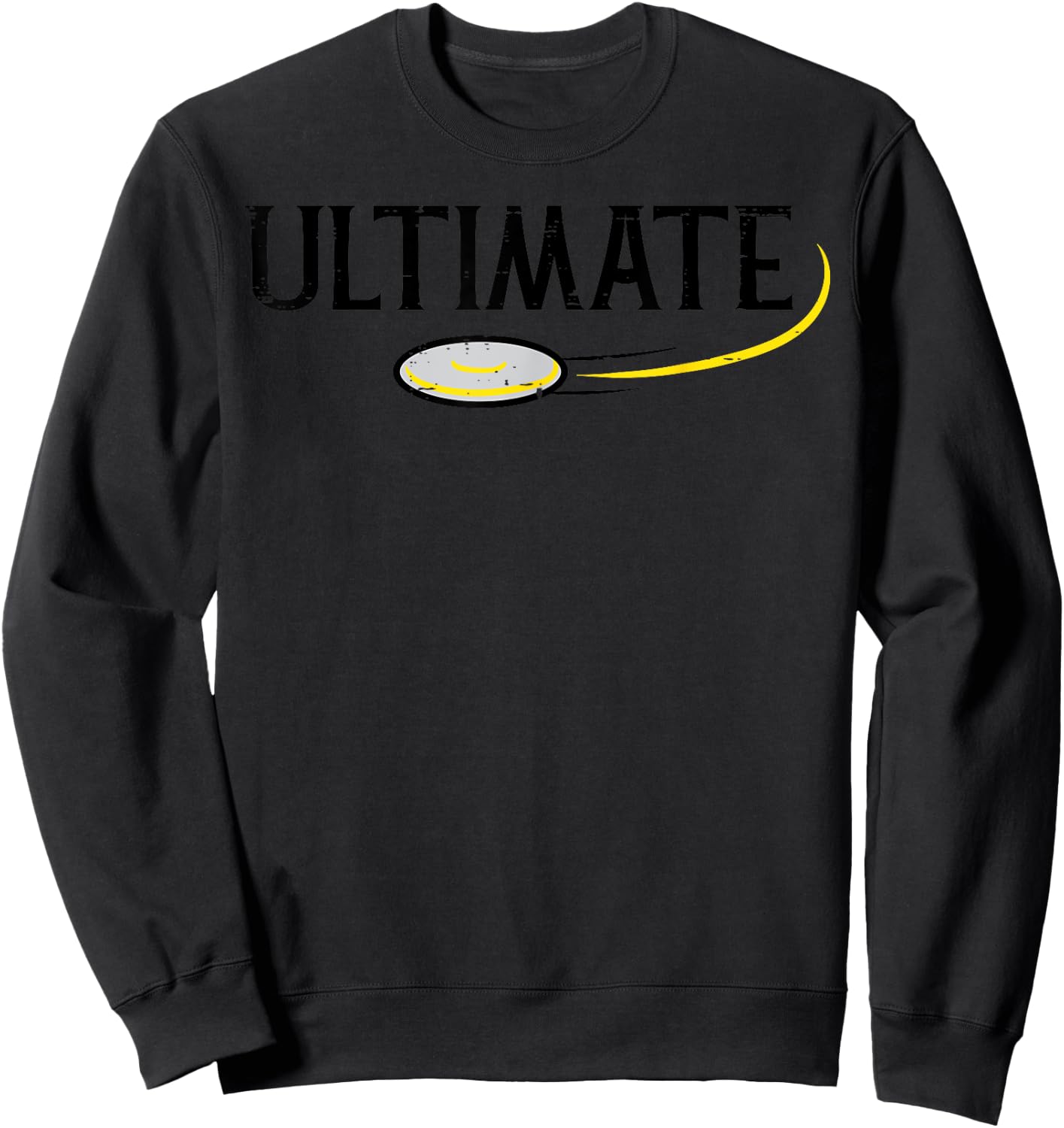 Disc Golf Ultimate Frisbee Frolf Sport Player Men Women Kids Sweatshirt - Sweatshirt | Black