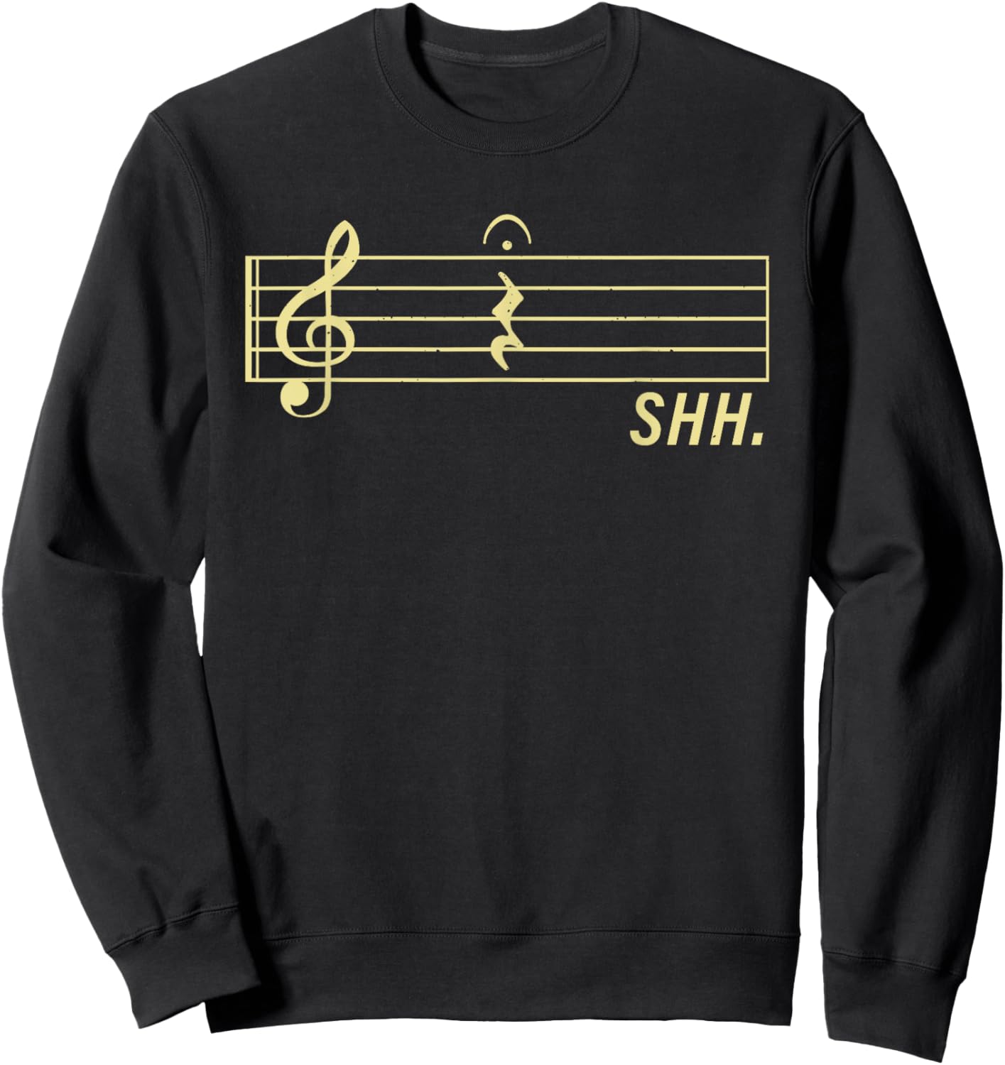Music Art Women Musical Note Musician Music Teacher Sweatshirt - Sweatshirt | Black