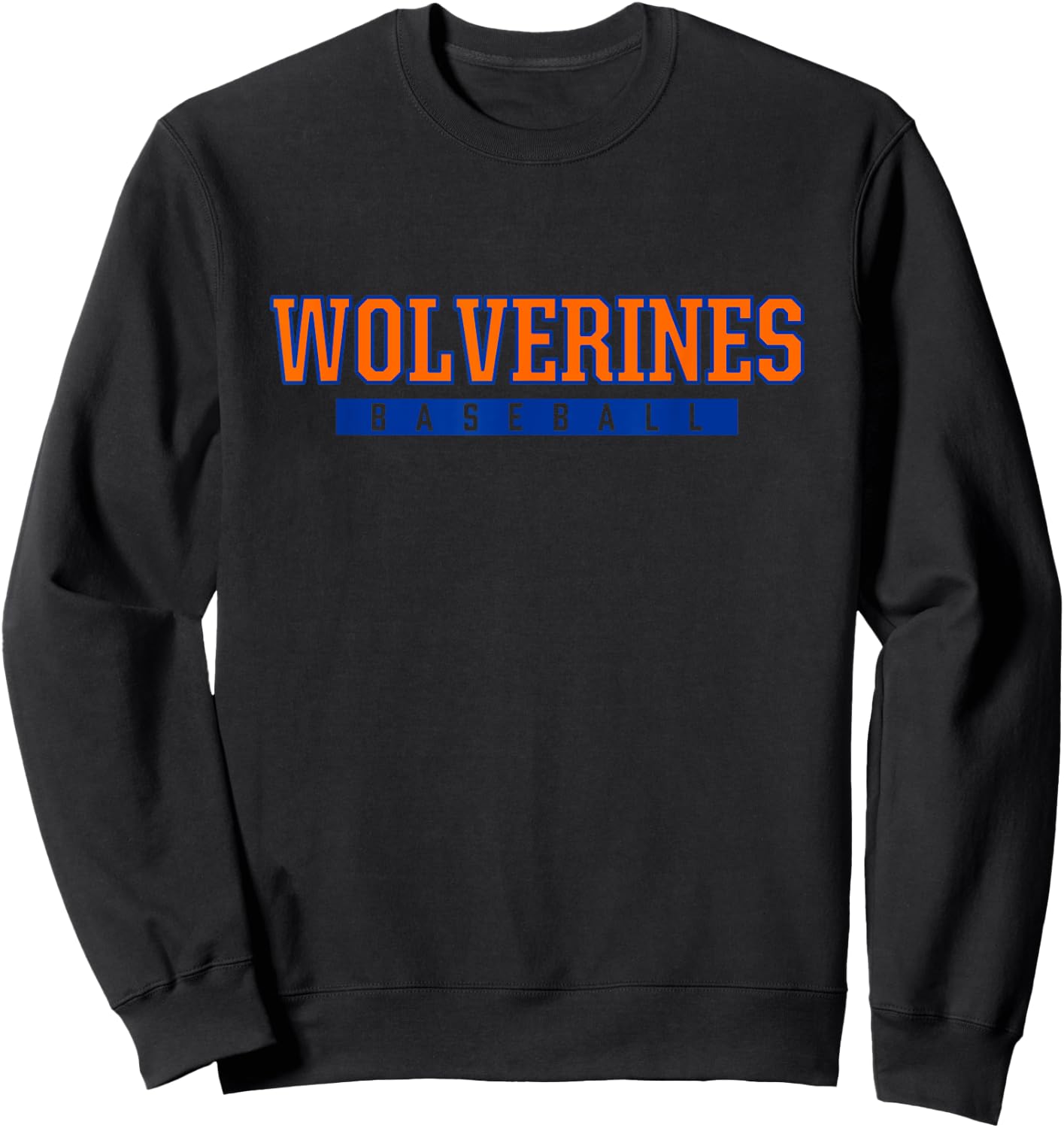 Woodstown Wolverines Baseball Sweatshirt - Sweatshirt | Black