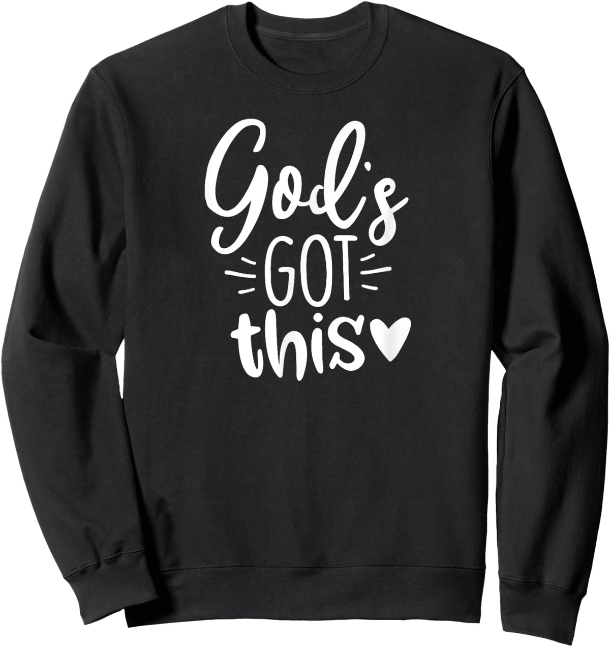 God, Got This Jesus Jesus Sweatshirt - Sweatshirt | Black