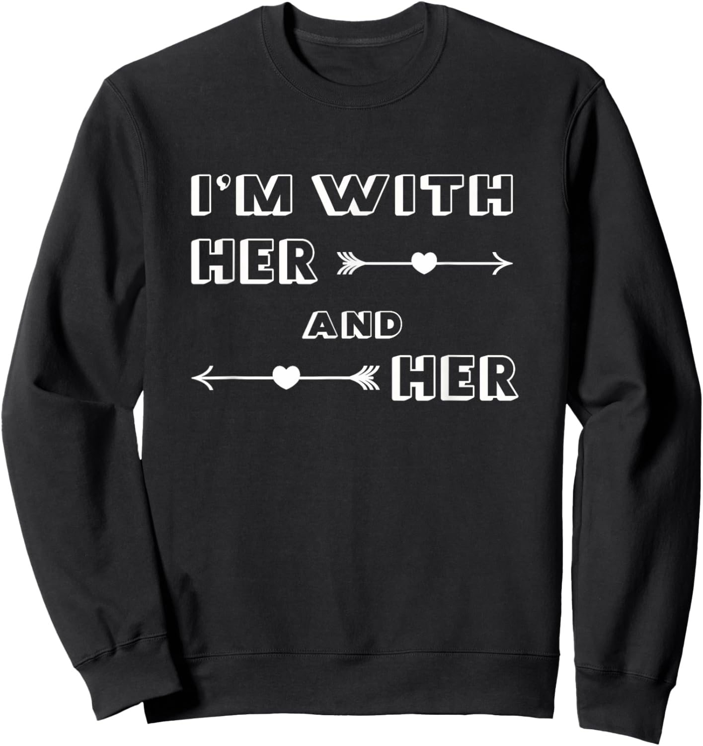 Polyamory Gay Pride Threelationship Shirt Polyamorous Gift Sweatshirt - Sweatshirt | Black