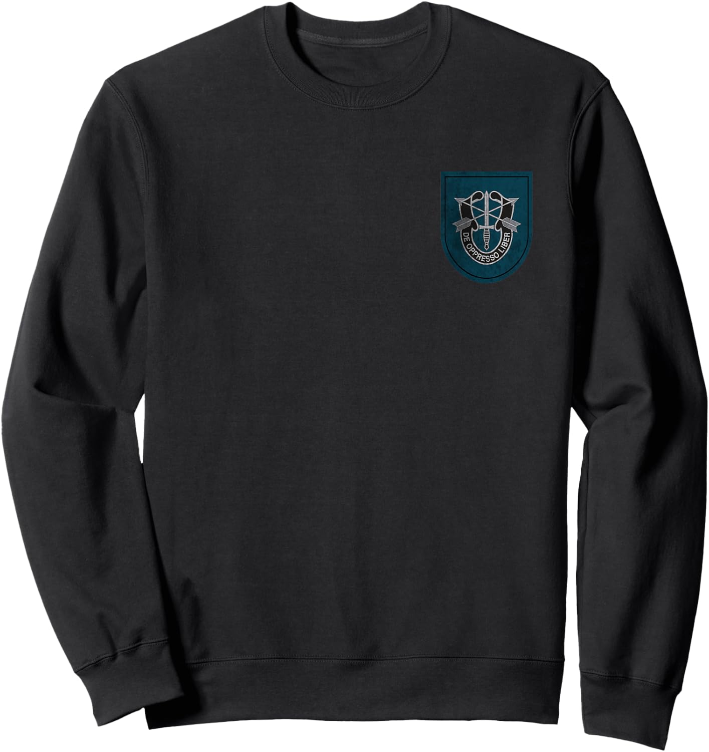 19th Special Forces Group SFG Logo Military Veteran Xmas Sweatshirt - Sweatshirt | Black