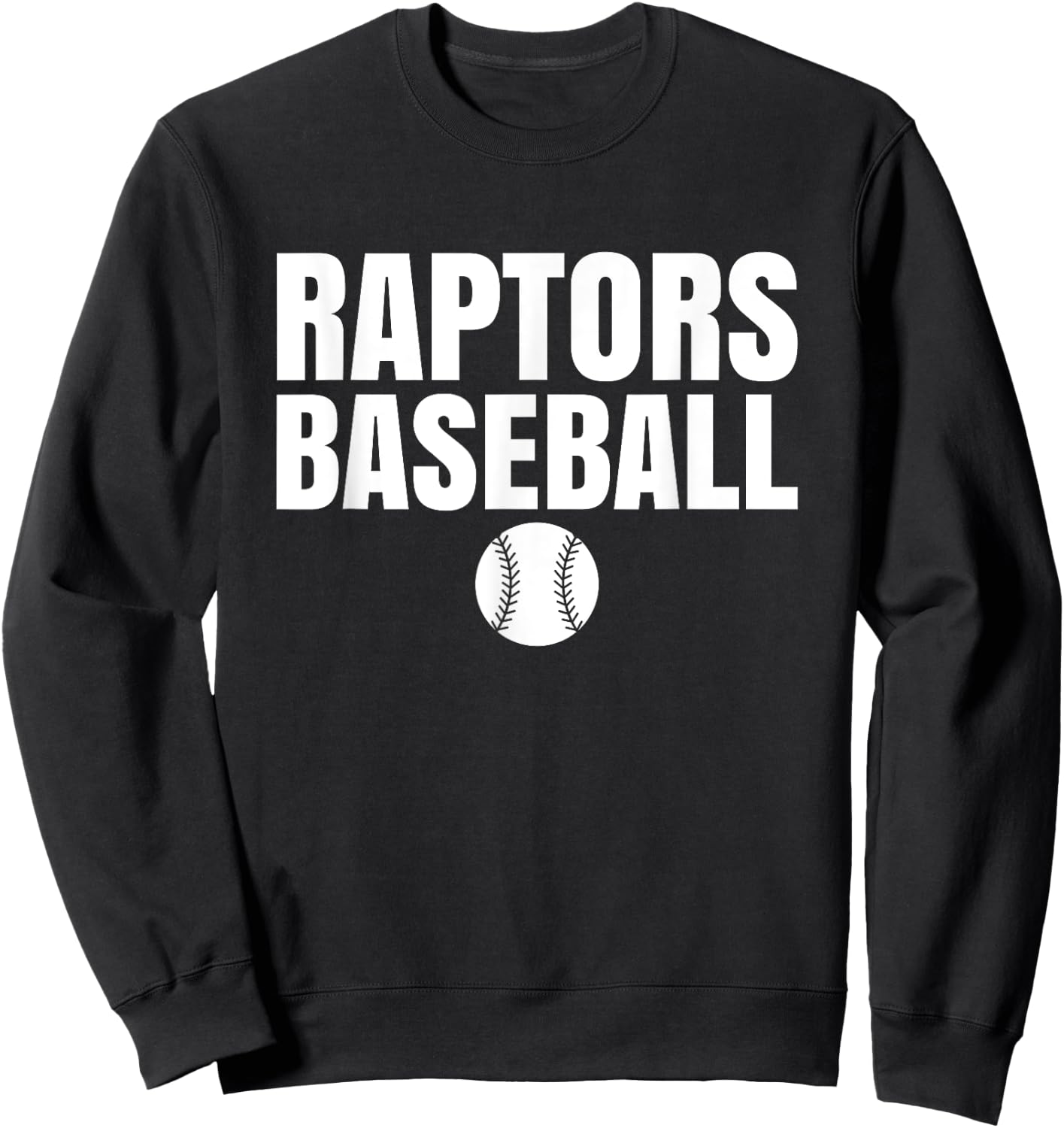 Raptors Gallatin Baseball Sweatshirt - Sweatshirt | Black