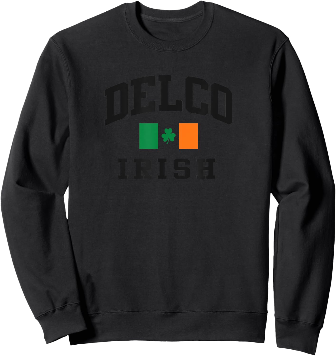 Delco Irish Flag Sweatshirt - Sweatshirt | Black