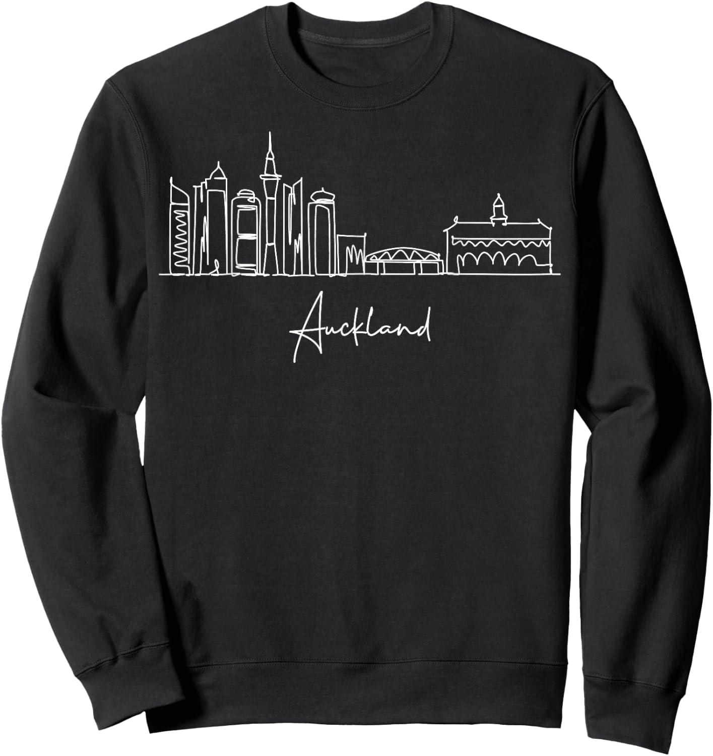 Travel New Zealand Auckland Wellington Family Vacation Sweatshirt - Sweatshirt | Black