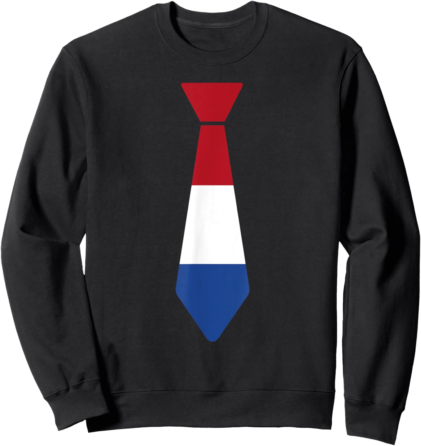 Netherlands Flag Tie Cute Dutch Boys Matching Family Sweatshirt - Sweatshirt | Black
